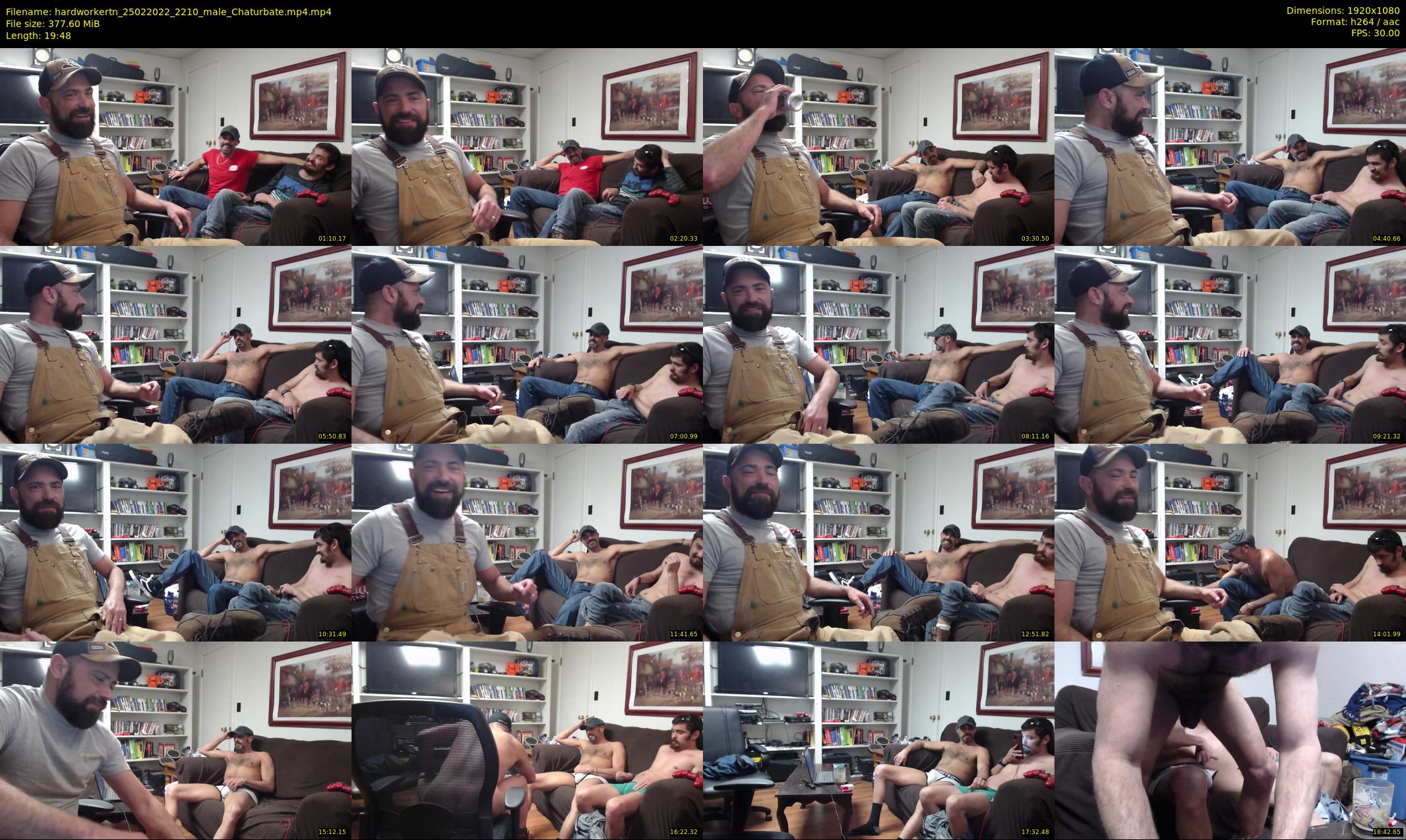 hardworkertn — 20 minute Chaturbate male cam show recording, 1080p, Feb 25, 2022