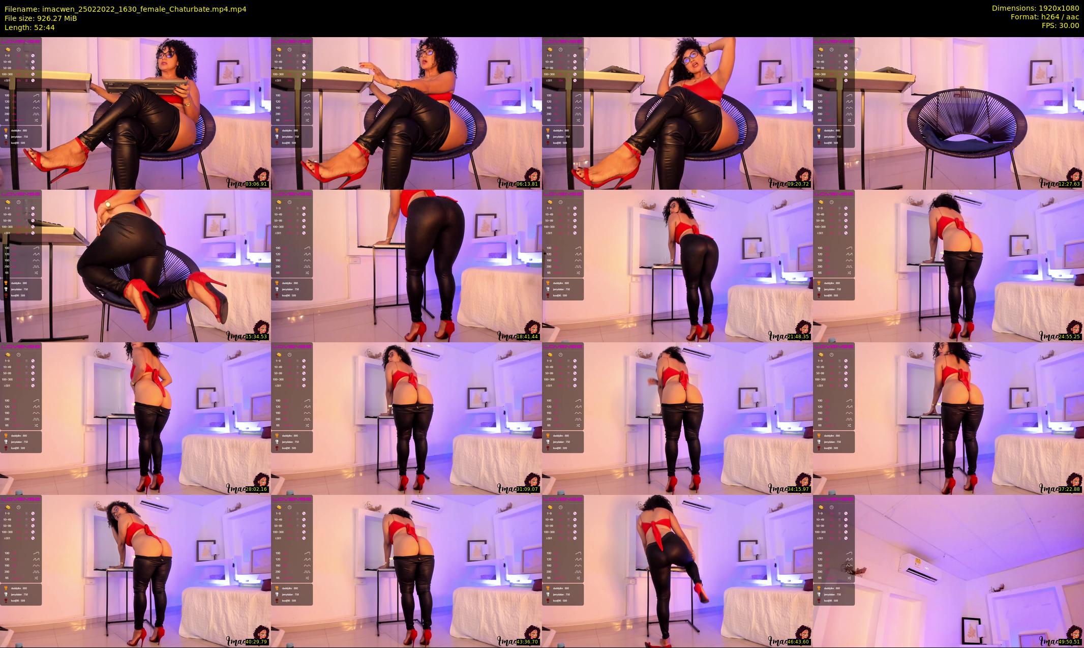 imacwen — 53 minute Chaturbate female cam show recording, 1080p, Feb 25, 2022