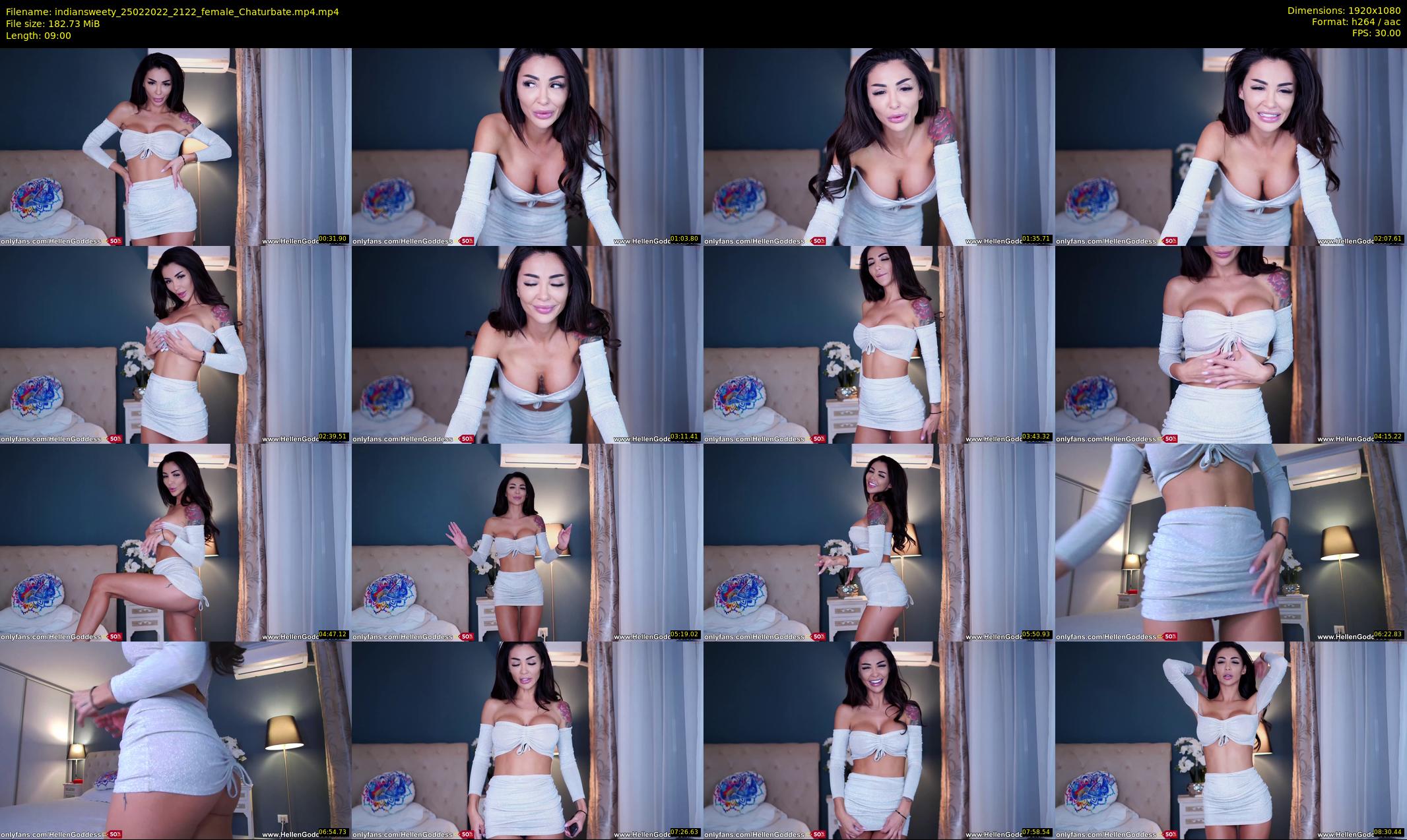 indiansweety — 9 minute Chaturbate female cam show recording, 1080p, Feb 25, 2022
