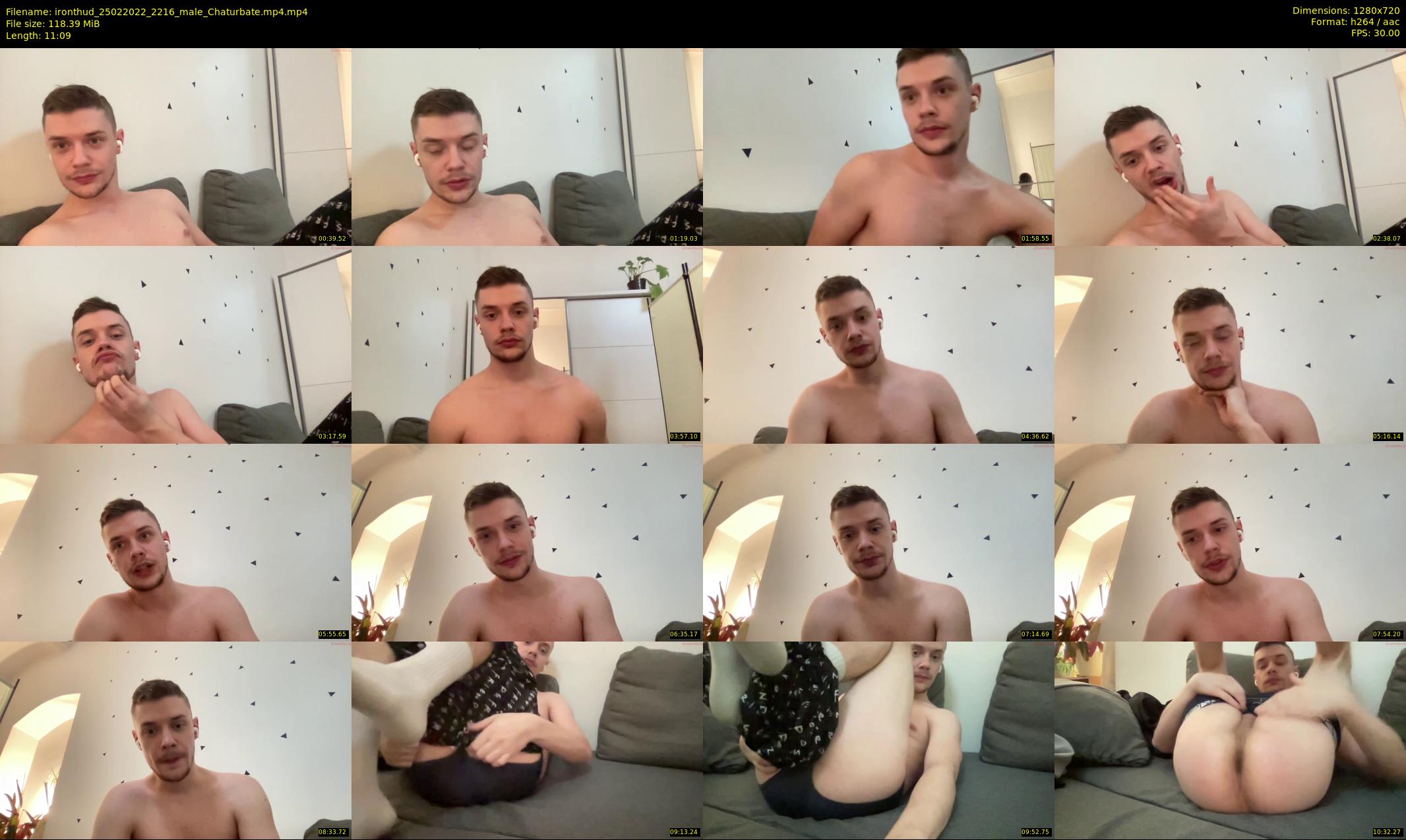 ironthud — 12 minute Chaturbate male cam show recording, 720p, Feb 25, 2022