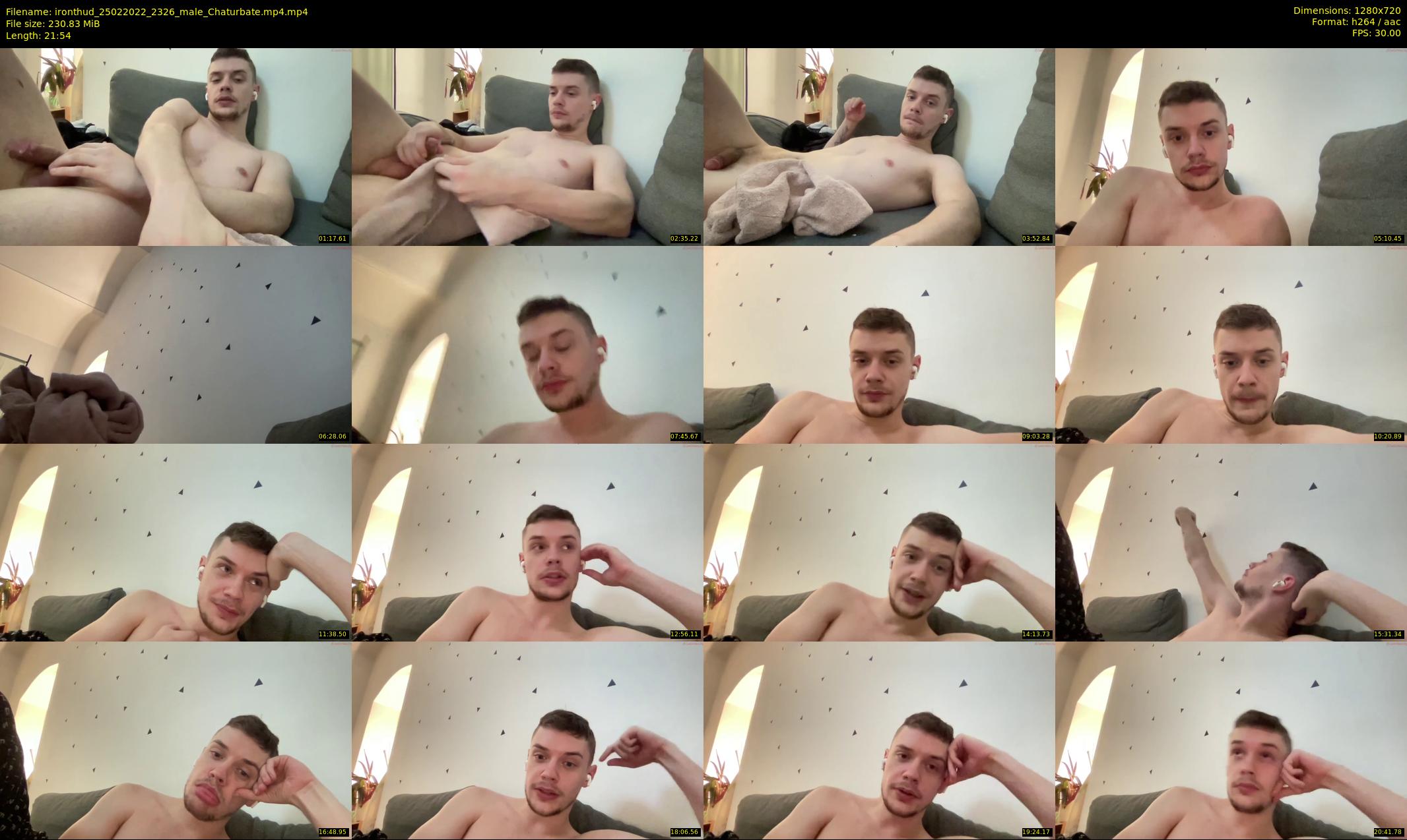 ironthud — 22 minute Chaturbate male cam show recording, 720p, Feb 25, 2022