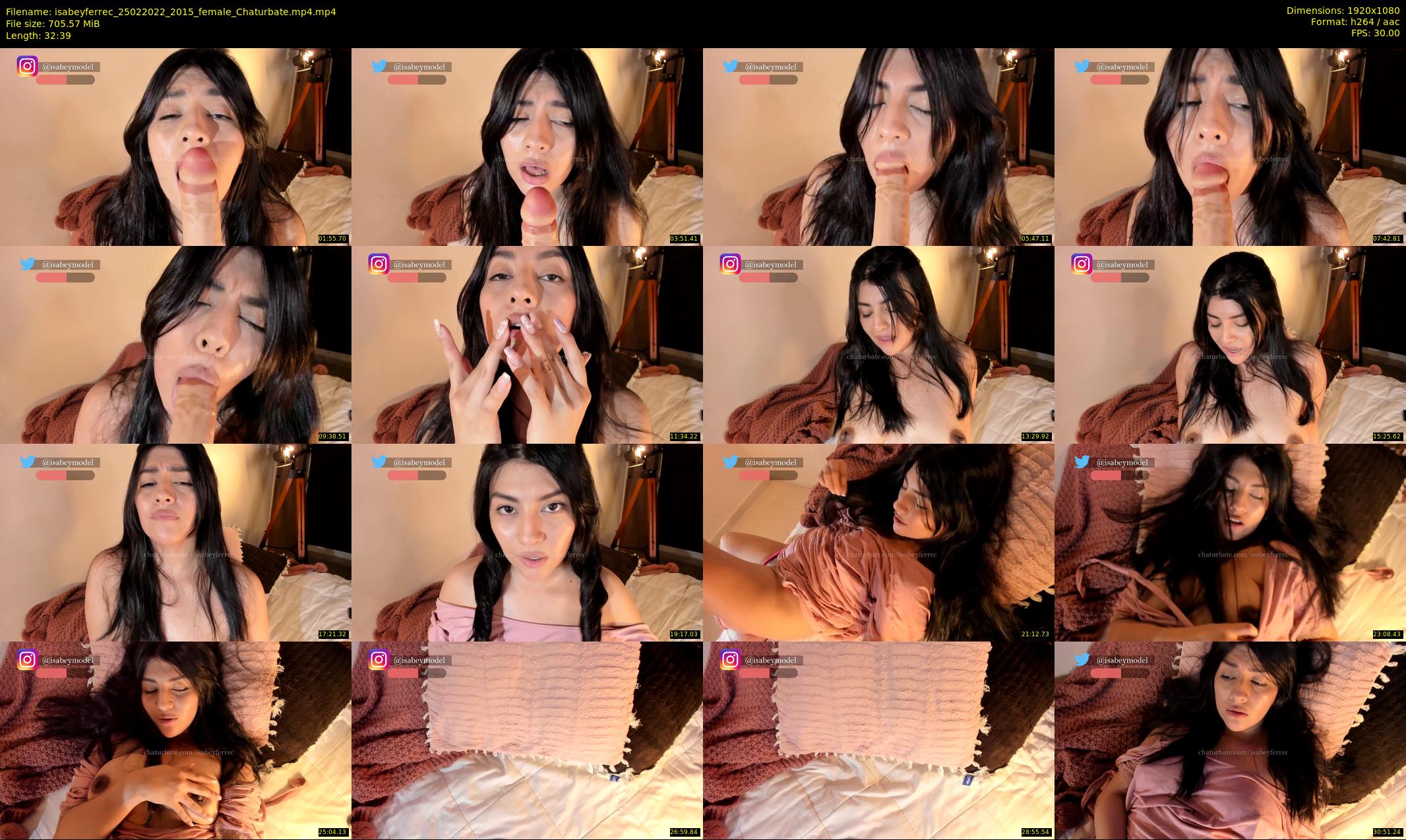 isabeyferrec — 33 minute Chaturbate female cam show recording, 1080p, Feb 25, 2022