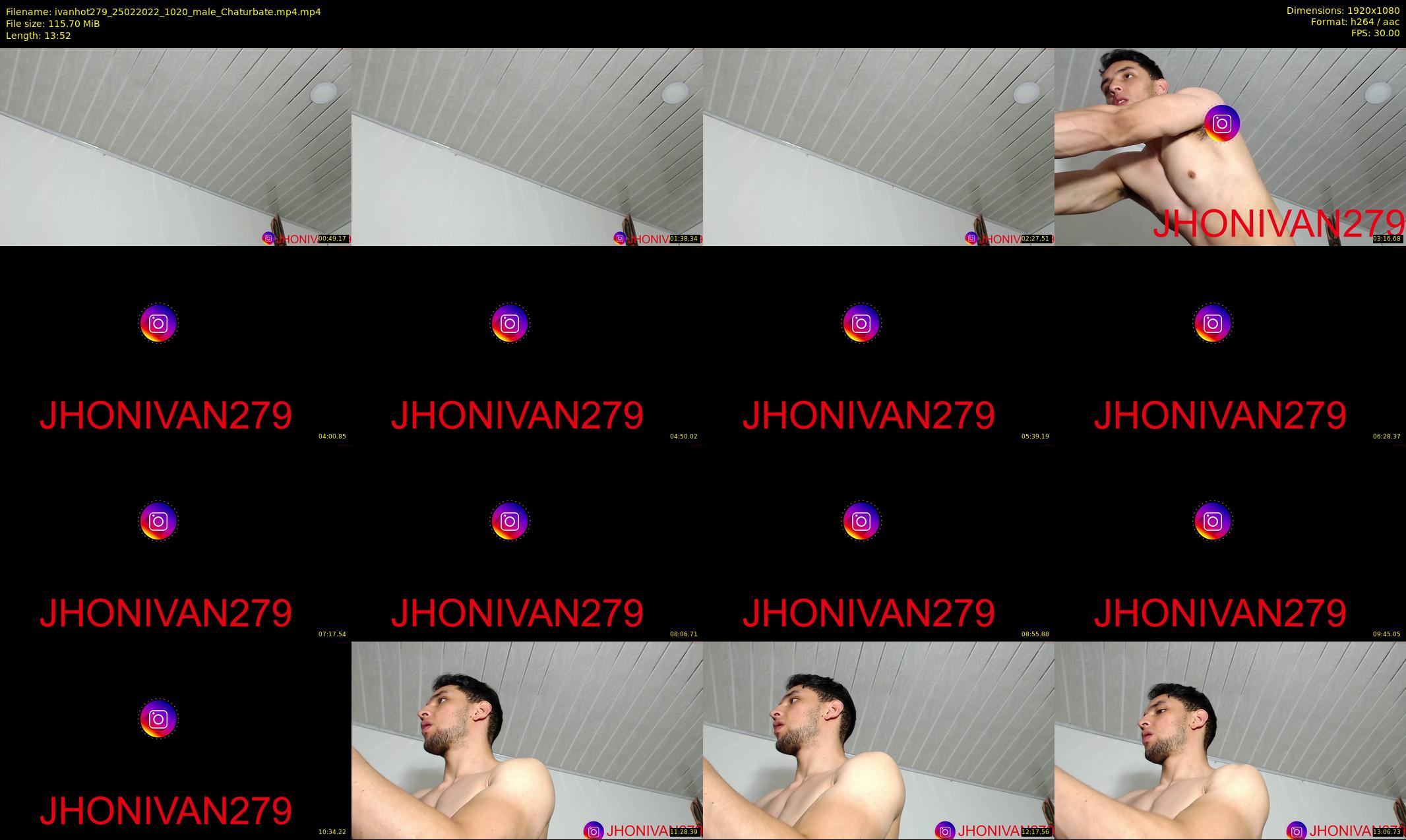 ivanhot279 — 14 minute Chaturbate male cam show recording, 1080p, Feb 25, 2022