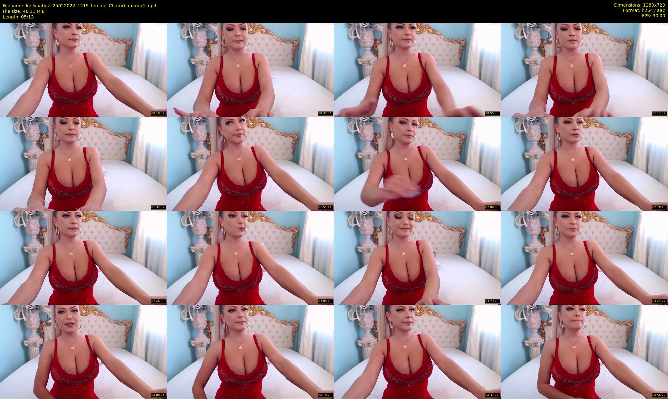 kellybabee — 6 minute Chaturbate female cam show recording, 720p, Feb 25, 2022