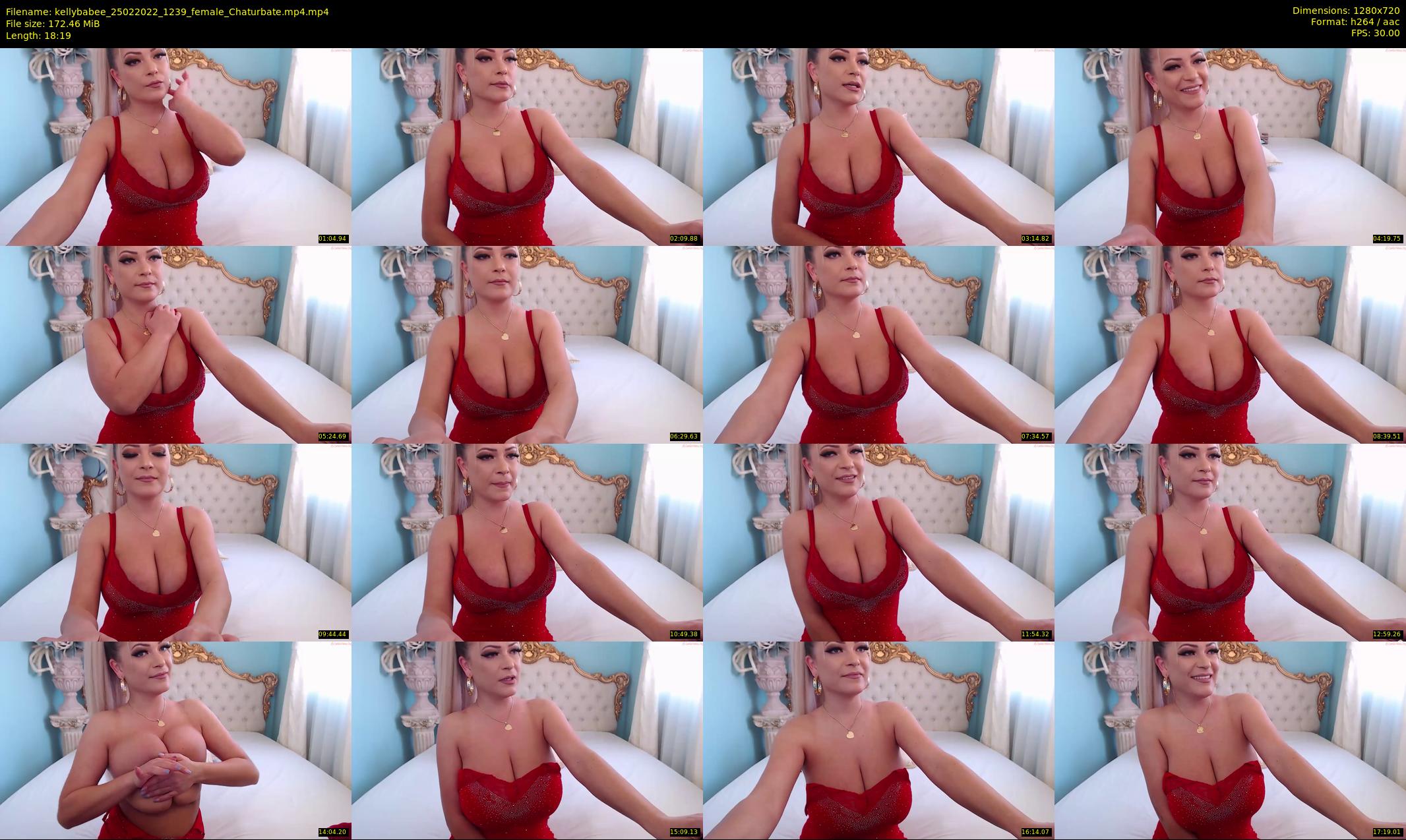 kellybabee — 19 minute Chaturbate female cam show recording, 720p, Feb 25, 2022