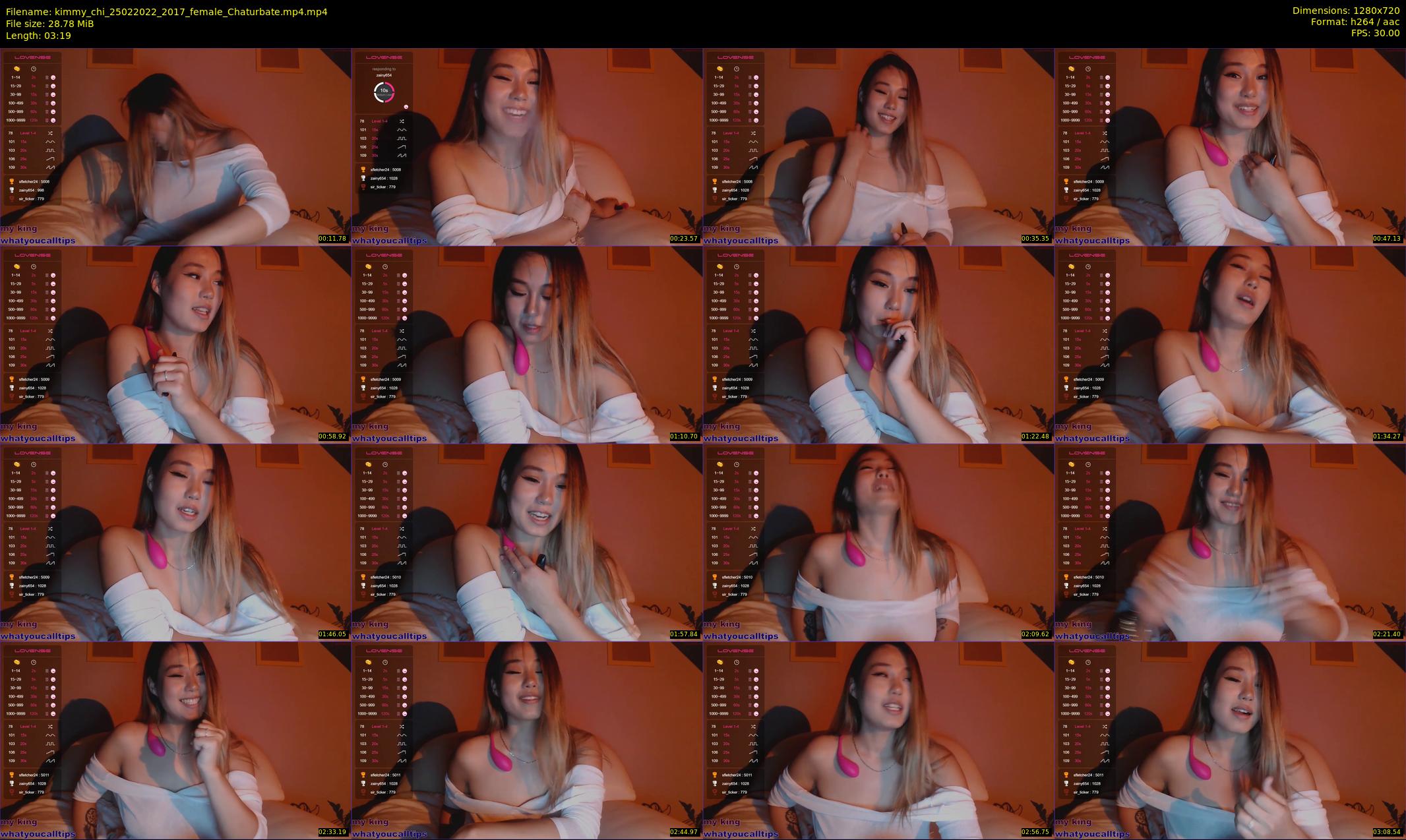 kimmy_chi — 4 minute Chaturbate female cam show recording, 720p, Feb 25, 2022