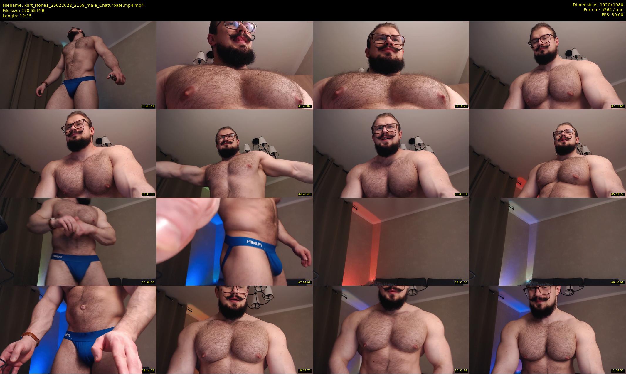 kurt_stone1 — 13 minute Chaturbate male cam show recording, 1080p, Feb 25, 2022