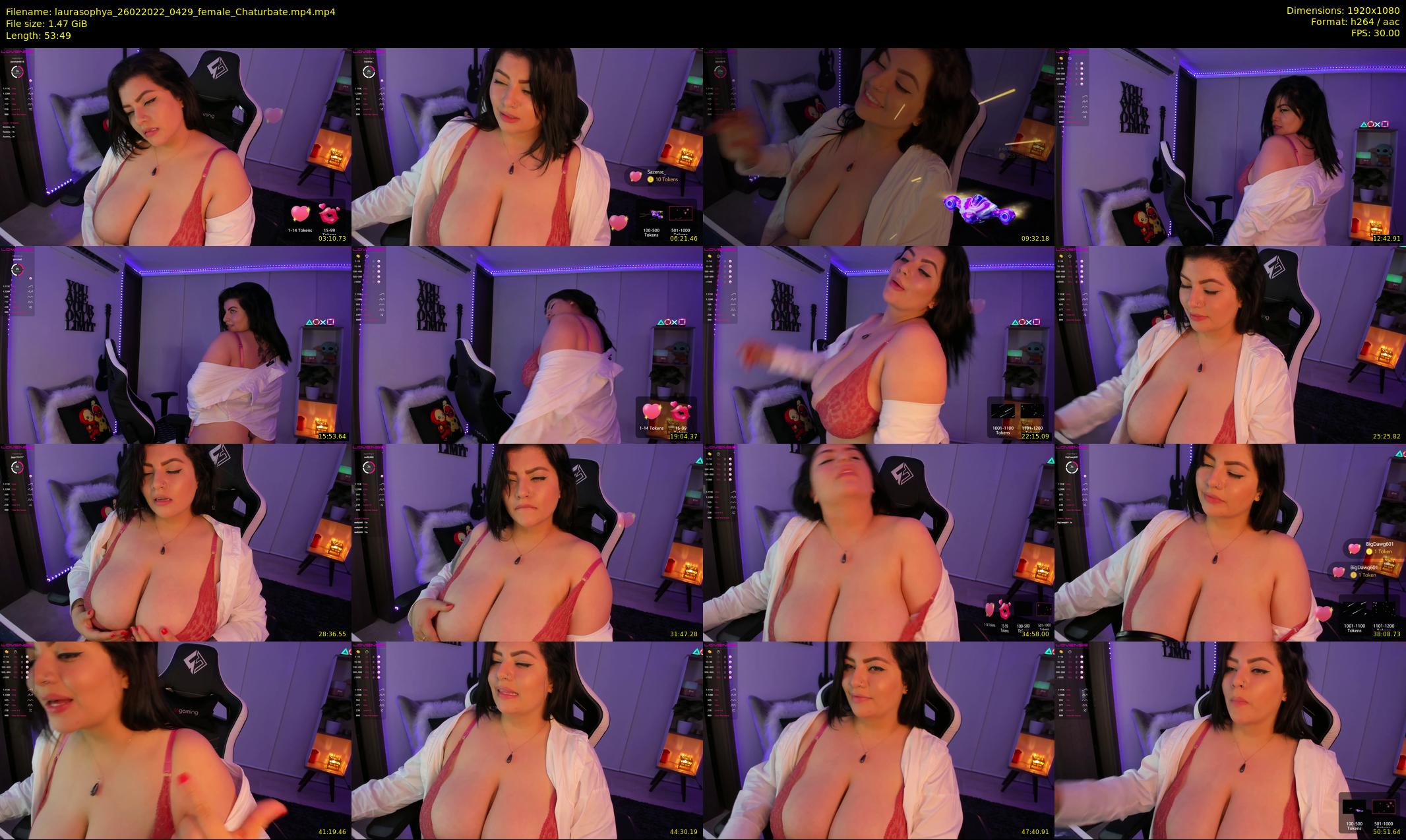 laurasophya — 54 minute Chaturbate female cam show recording, 1080p, Feb 26, 2022