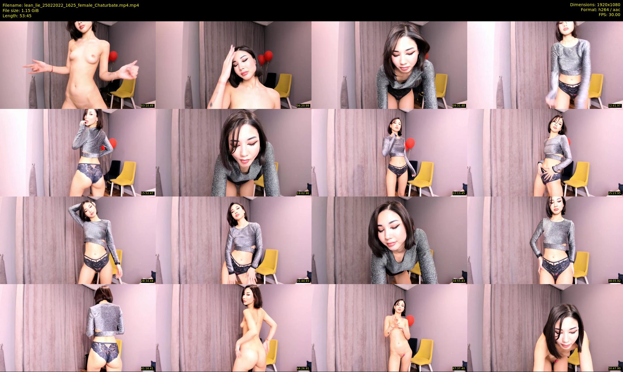 lean_lie — 54 minute Chaturbate female cam show recording, 1080p, Feb 25, 2022