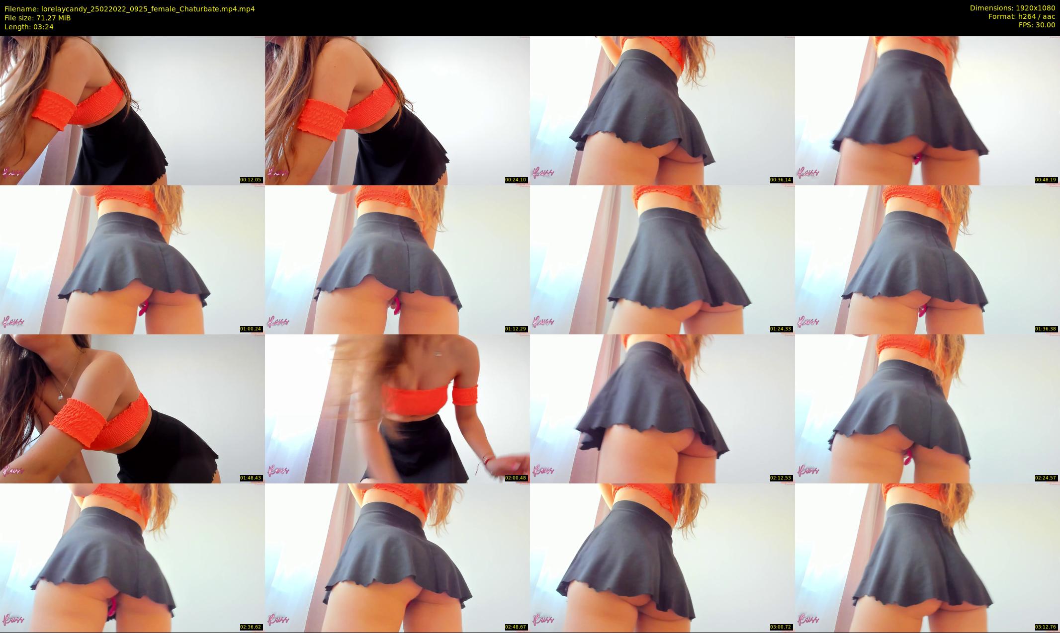 lorelaycandy — 4 minute Chaturbate female cam show recording, 1080p, Feb 25, 2022
