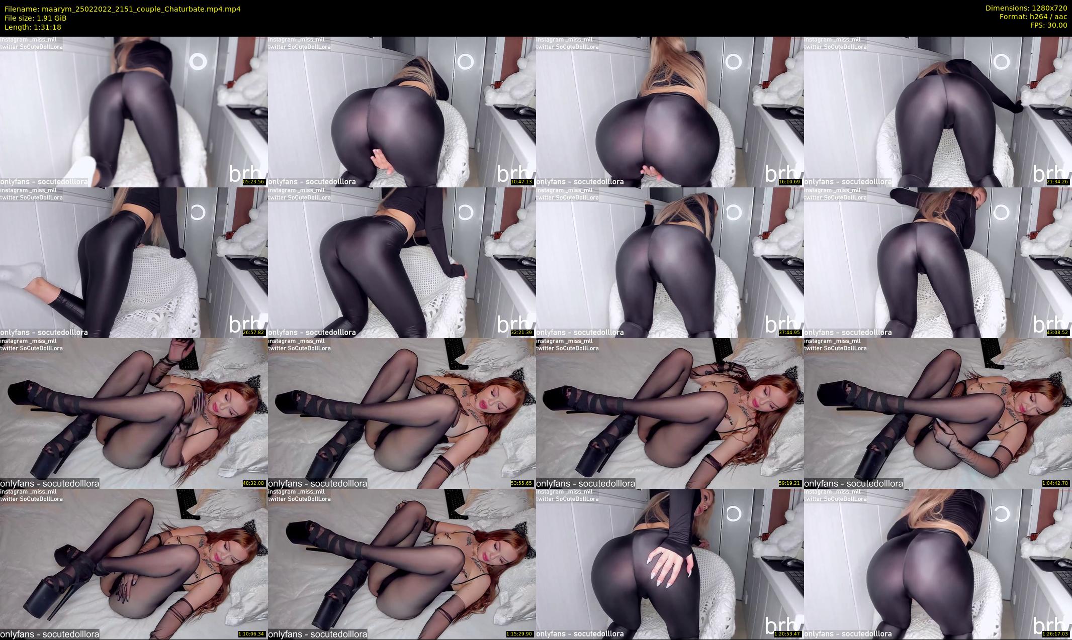 maarym — 92 minute Chaturbate couple cam show recording, 720p, Feb 25, 2022