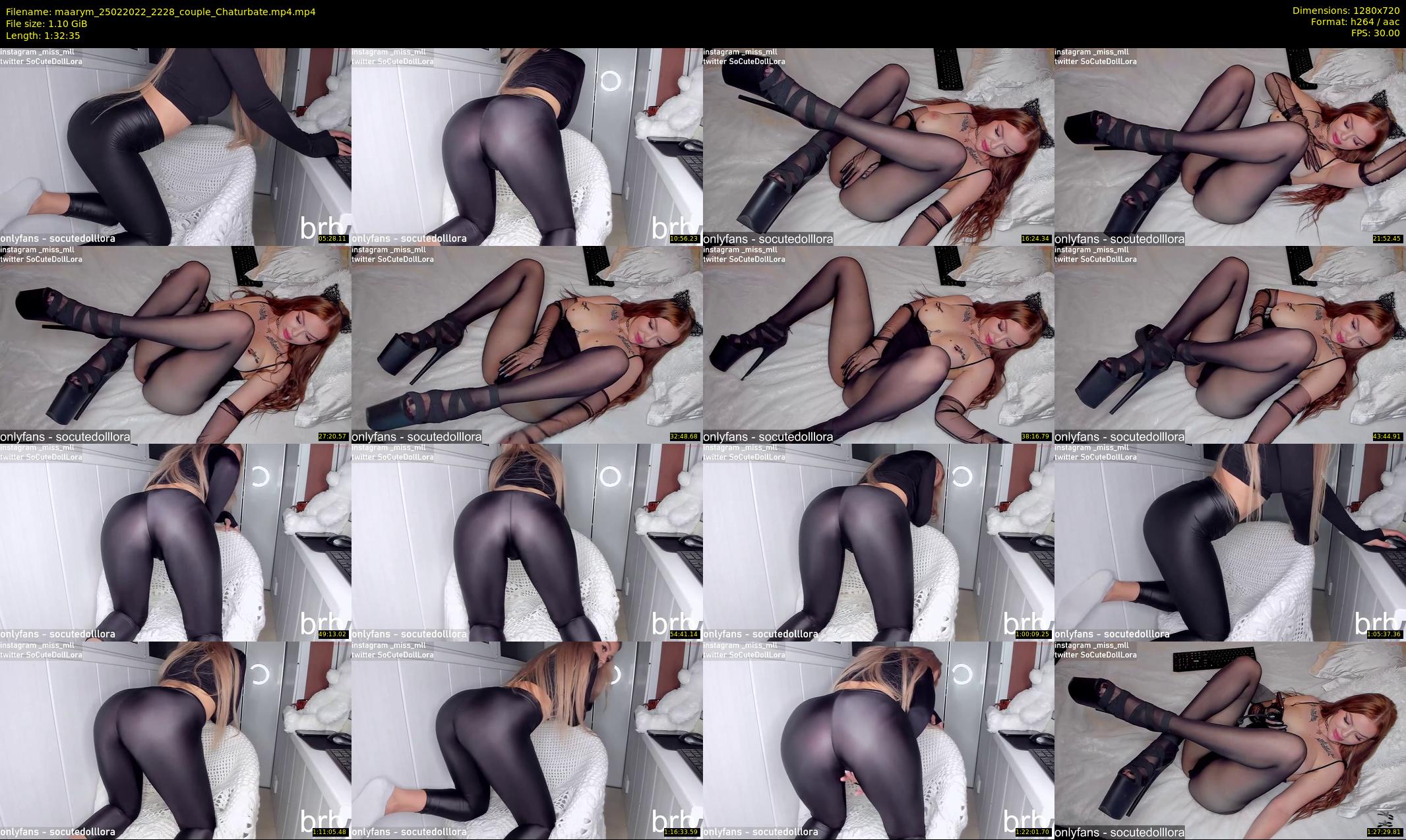 maarym — 93 minute Chaturbate couple cam show recording, 720p, Feb 25, 2022