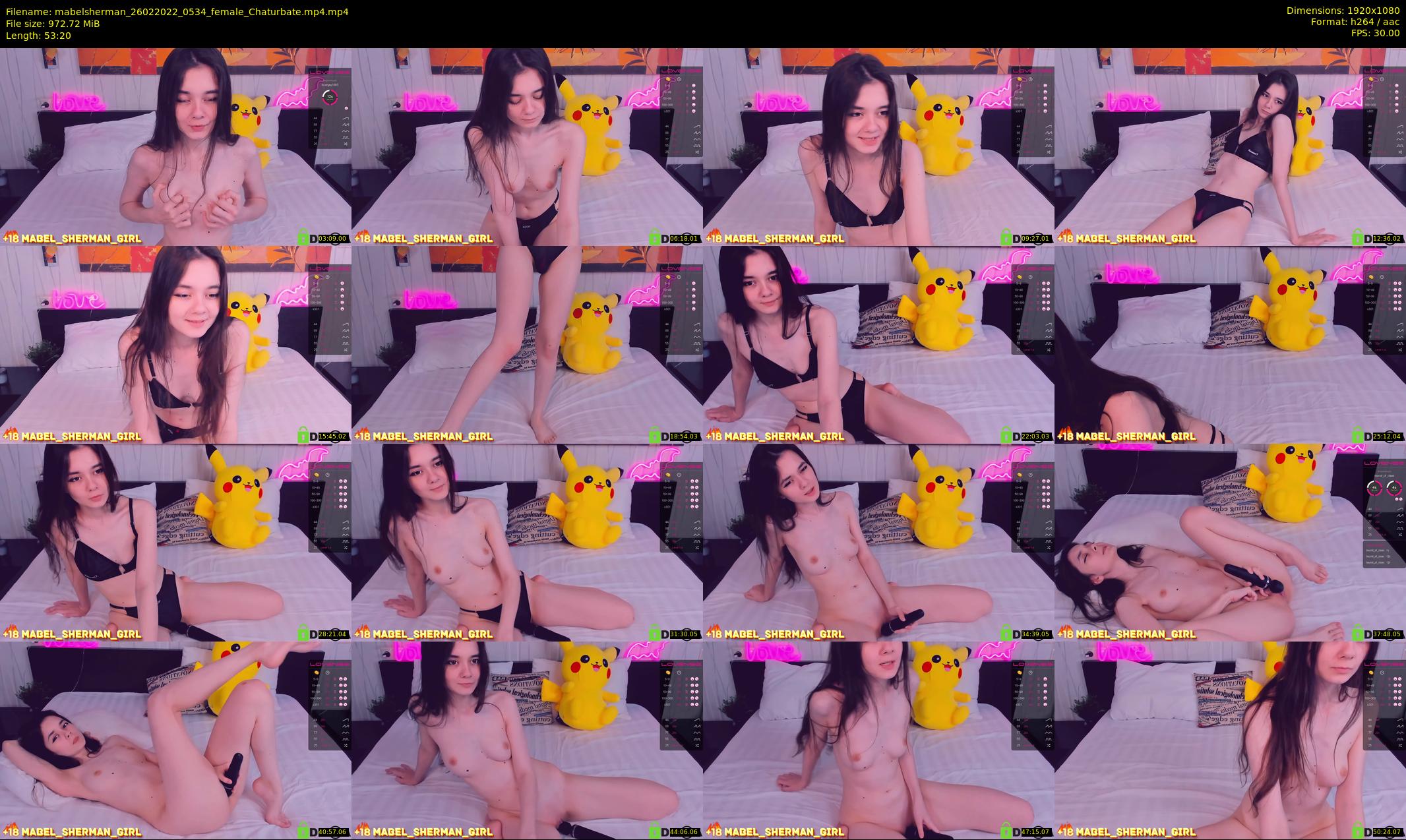 mabelsherman — 54 minute Chaturbate couple cam show recording, 1080p, Feb 26, 2022