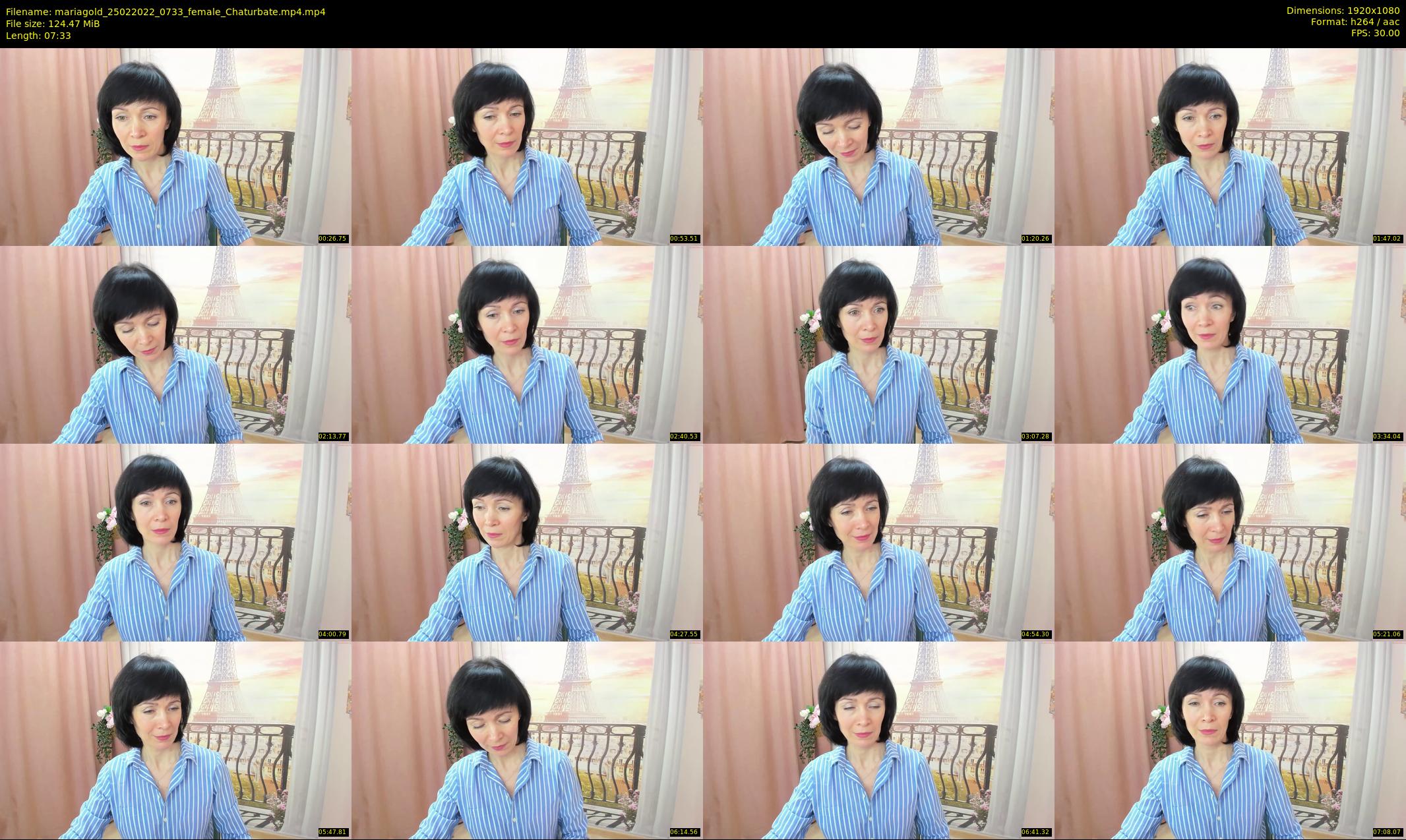 mariagold — 8 minute Chaturbate female cam show recording, 1080p, Feb 25, 2022