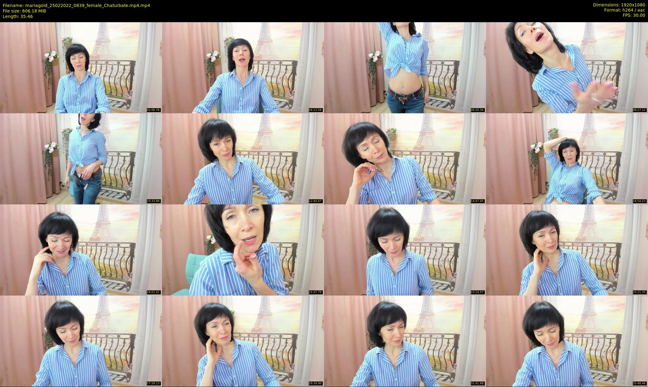 mariagold — 36 minute Chaturbate female cam show recording, 1080p, Feb 25, 2022