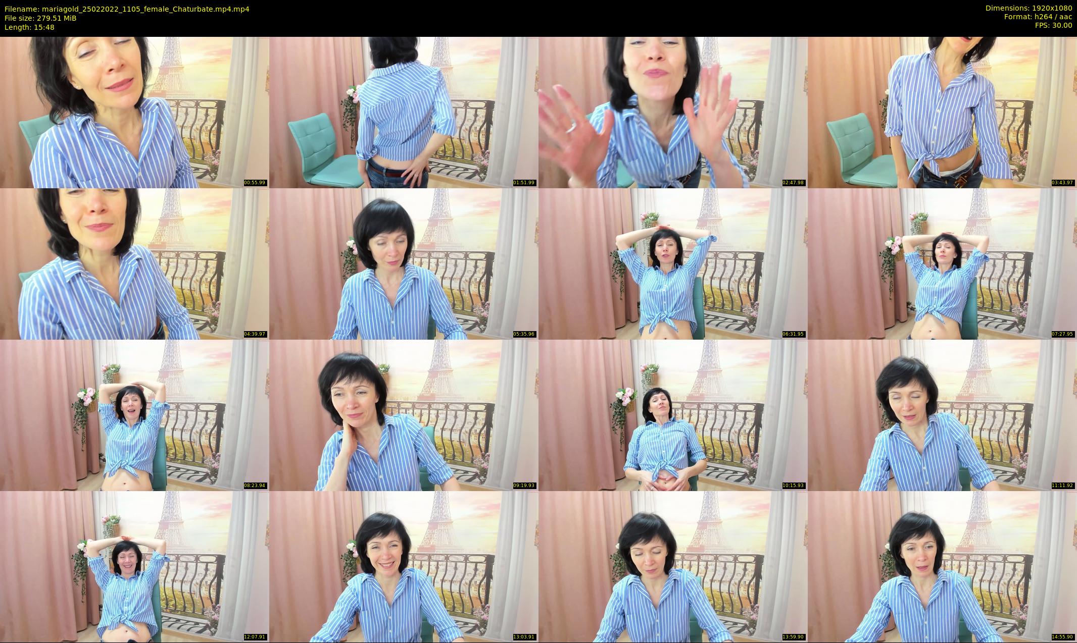 mariagold — 16 minute Chaturbate female cam show recording, 1080p, Feb 25, 2022