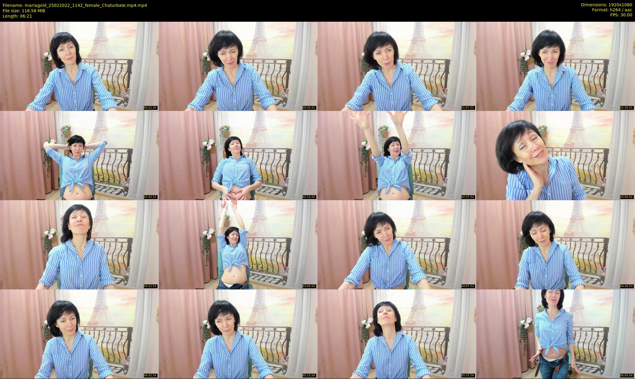 mariagold — 7 minute Chaturbate female cam show recording, 1080p, Feb 25, 2022