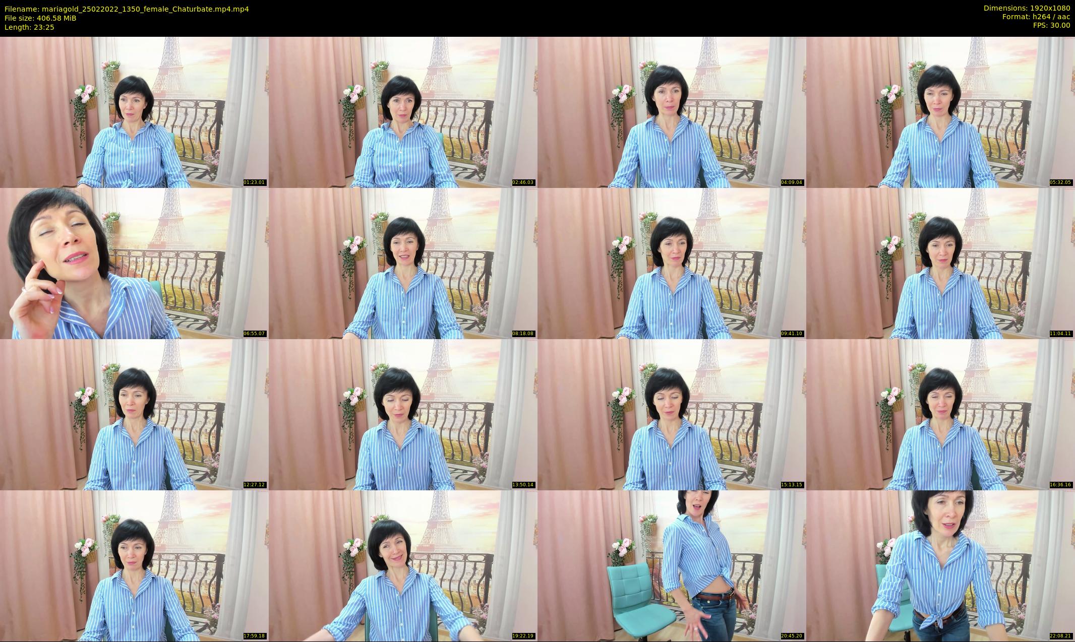 mariagold — 24 minute Chaturbate female cam show recording, 1080p, Feb 25, 2022
