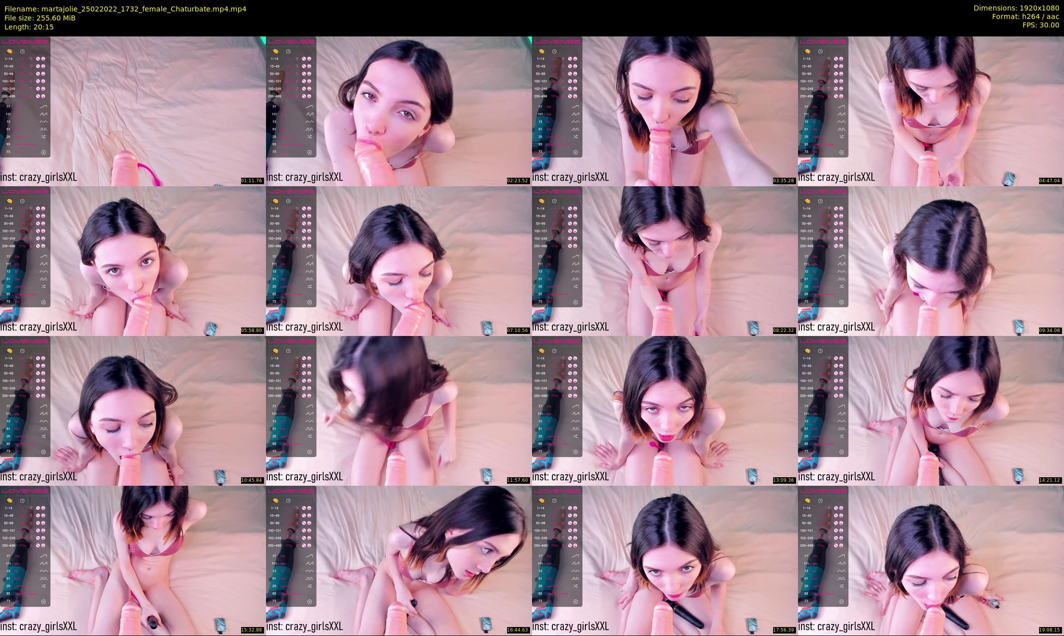 martajolie — 21 minute Chaturbate female cam show recording, 1080p, Feb 25, 2022