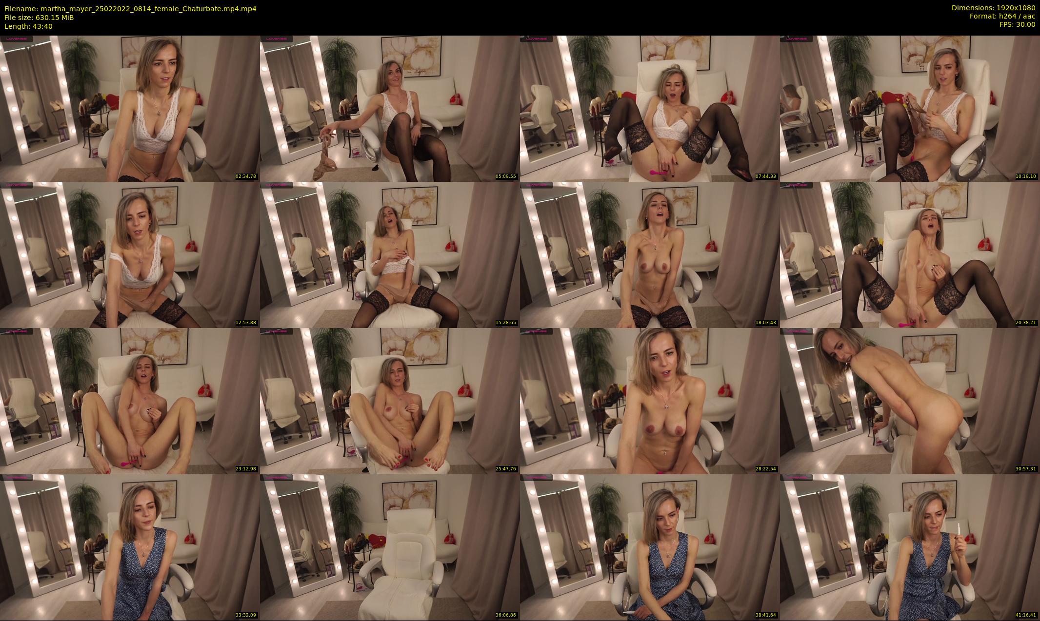 martha_mayer — 44 minute Chaturbate female cam show recording, 1080p, Feb 25, 2022