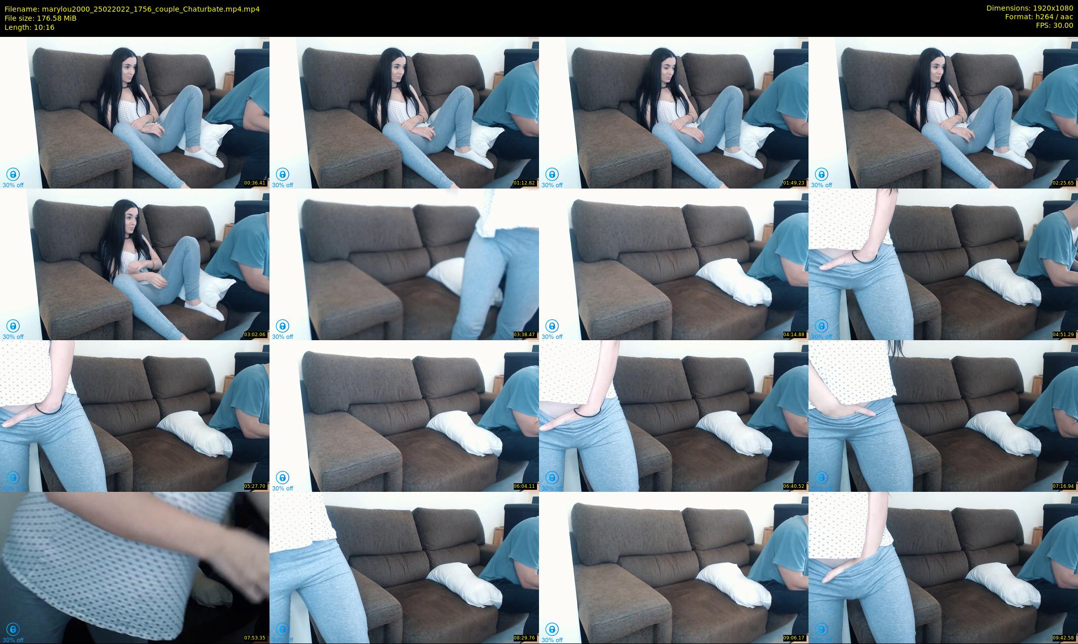 marylou2000 — 11 minute Chaturbate couple cam show recording, 1080p, Feb 25, 2022