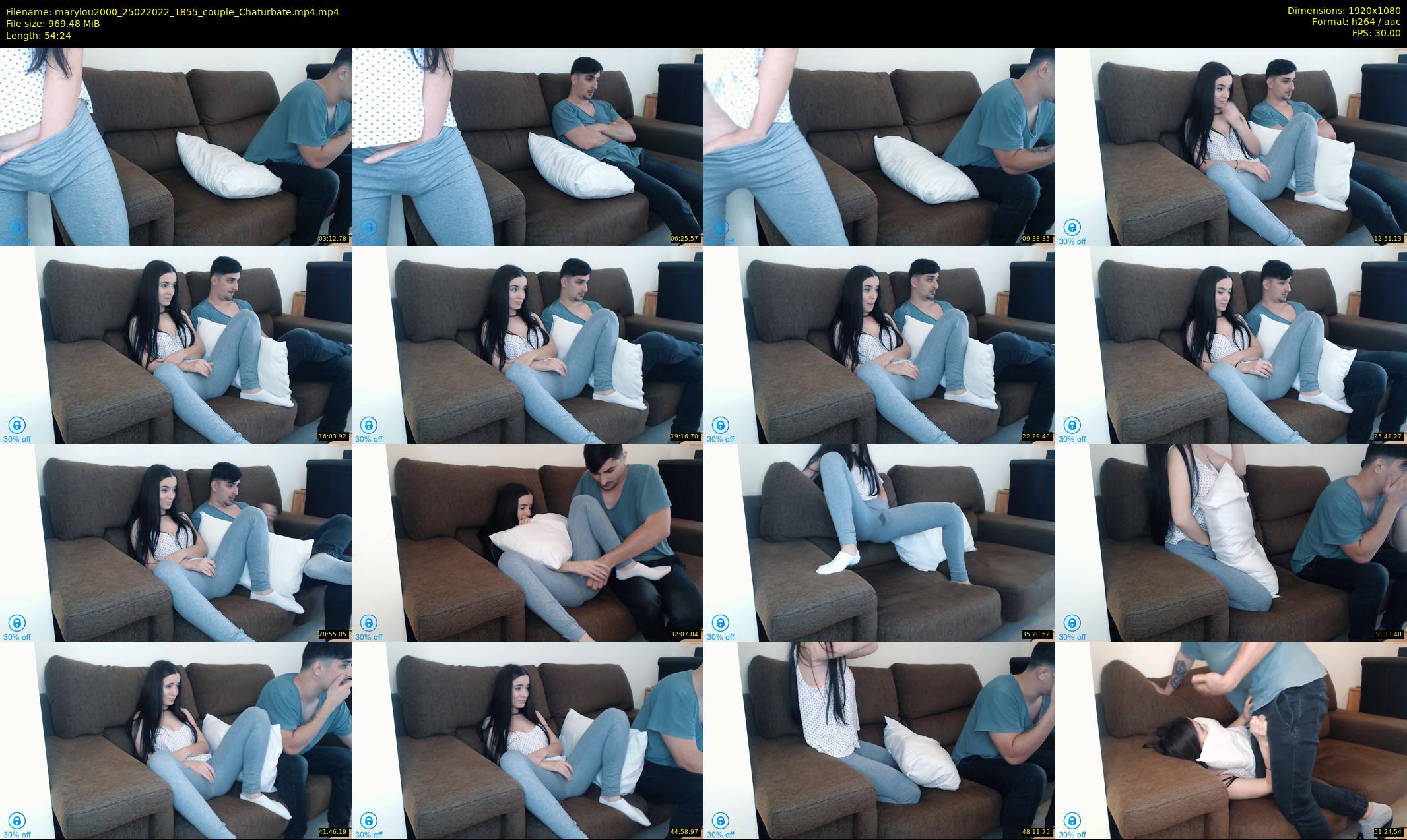 marylou2000 — 55 minute Chaturbate couple cam show recording, 1080p, Feb 25, 2022