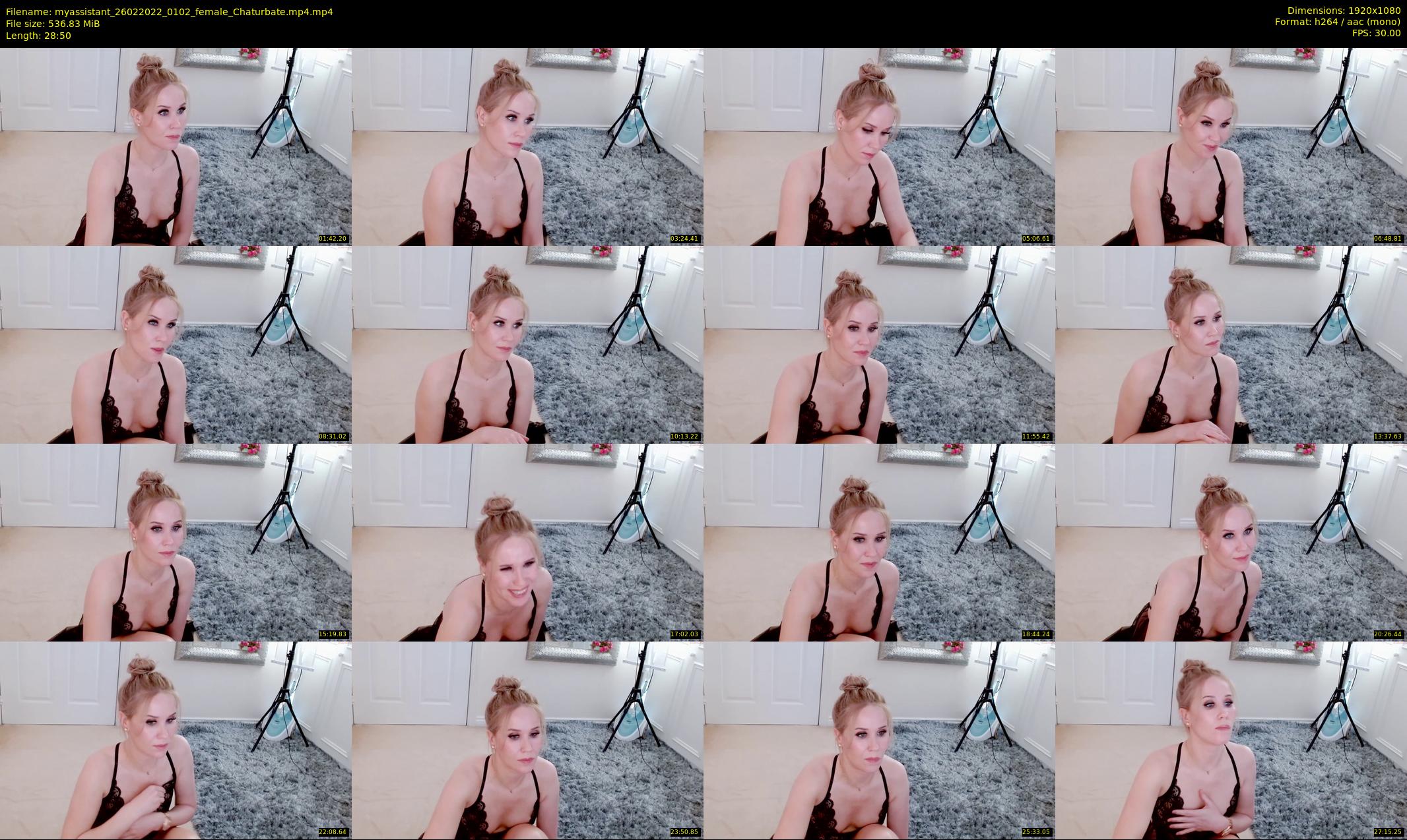 myassistant — 29 minute Chaturbate female cam show recording, 1080p, Feb 26, 2022