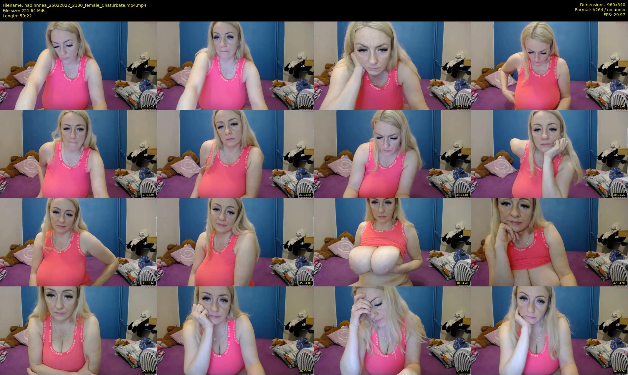 nadinnnea — 60 minute Chaturbate female cam show recording, 480p, Feb 25, 2022