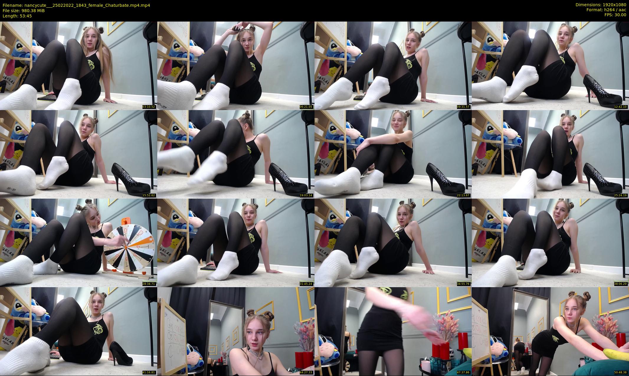 nancycute__ — 54 minute Chaturbate female cam show recording, 1080p, Feb 25, 2022