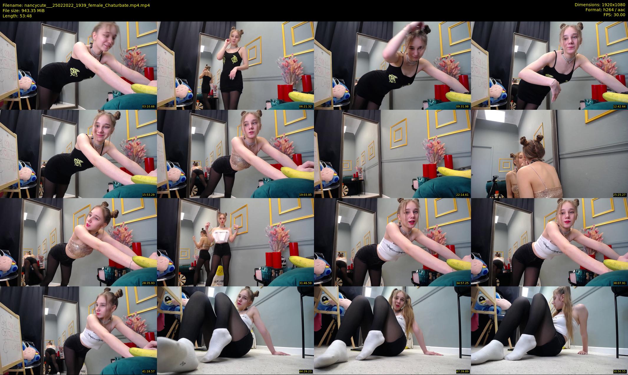 nancycute__ — 54 minute Chaturbate female cam show recording, 1080p, Feb 25, 2022