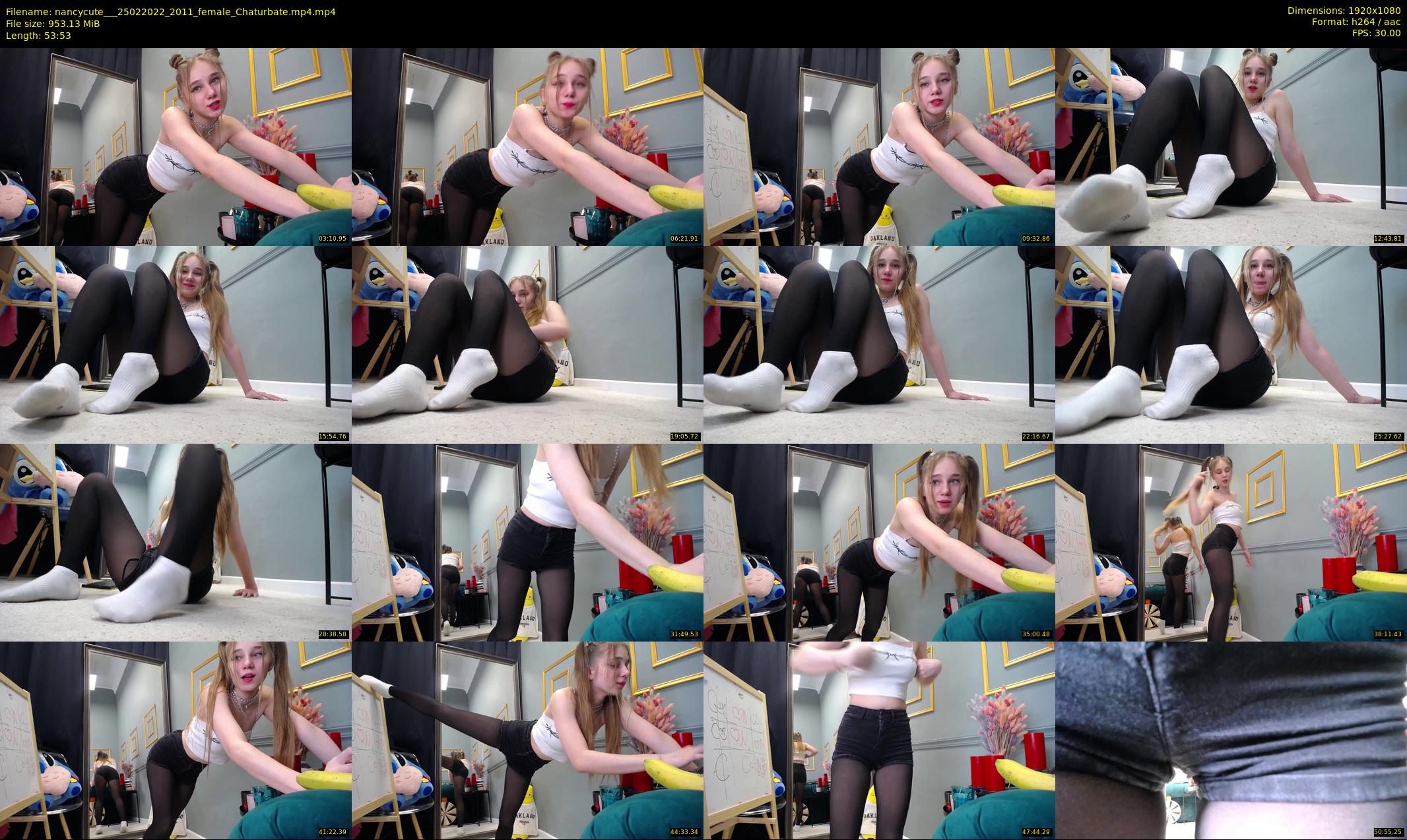 nancycute__ — 54 minute Chaturbate female cam show recording, 1080p, Feb 25, 2022