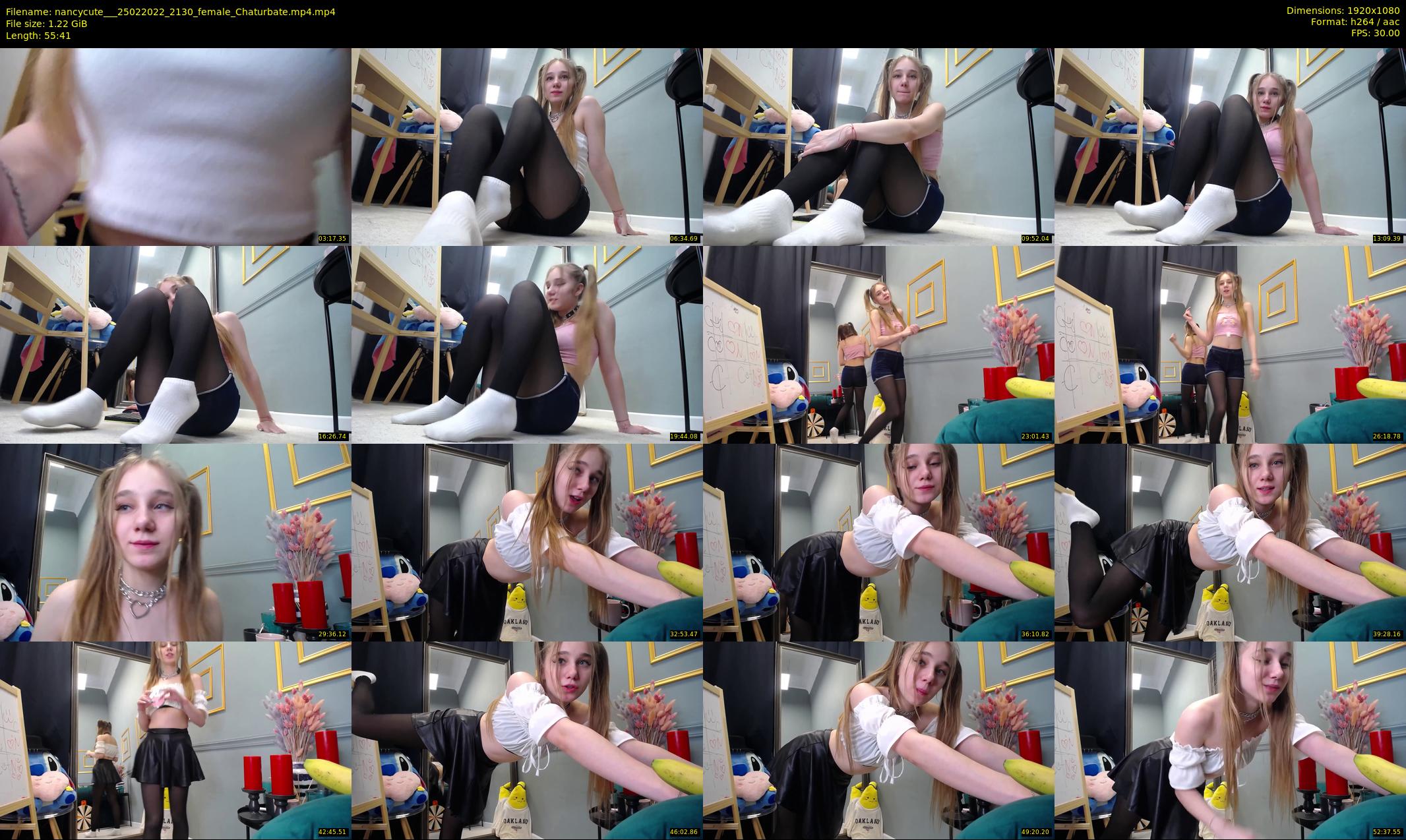 nancycute__ — 56 minute Chaturbate female cam show recording, 1080p, Feb 25, 2022