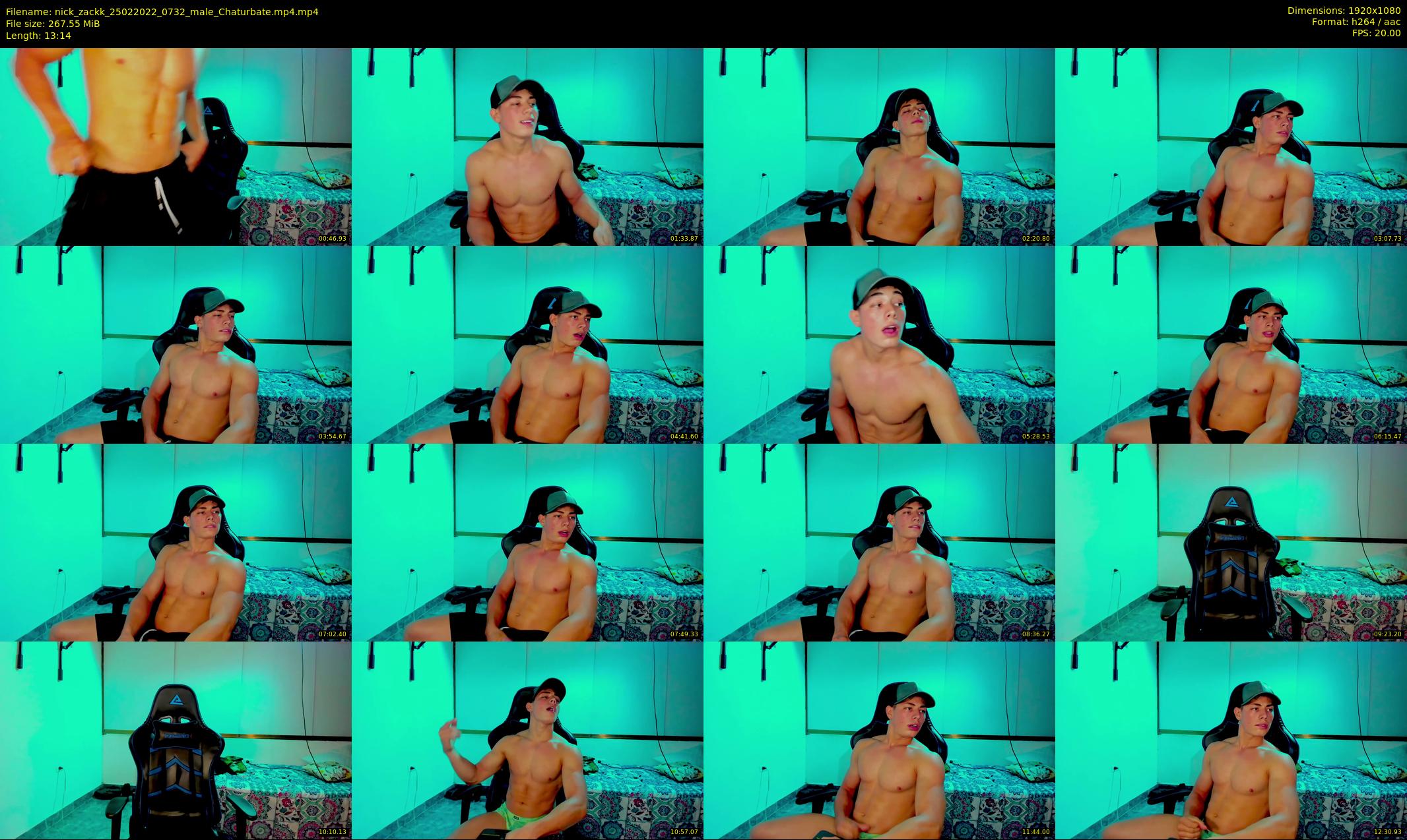 nick_zackk — 14 minute Chaturbate male cam show recording, 1080p, Feb 25, 2022