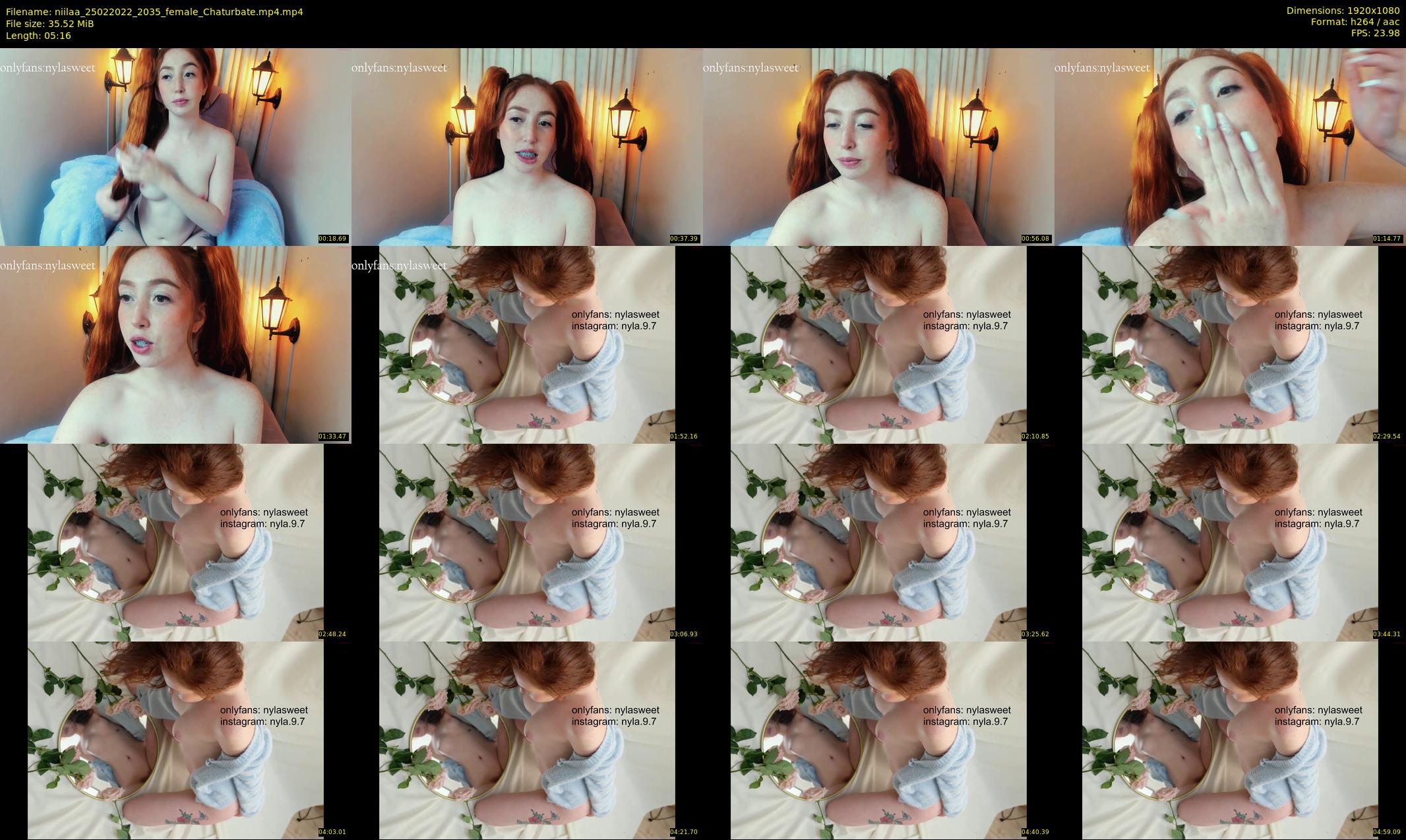 niilaa — 6 minute Chaturbate female cam show recording, 1080p, Feb 25, 2022