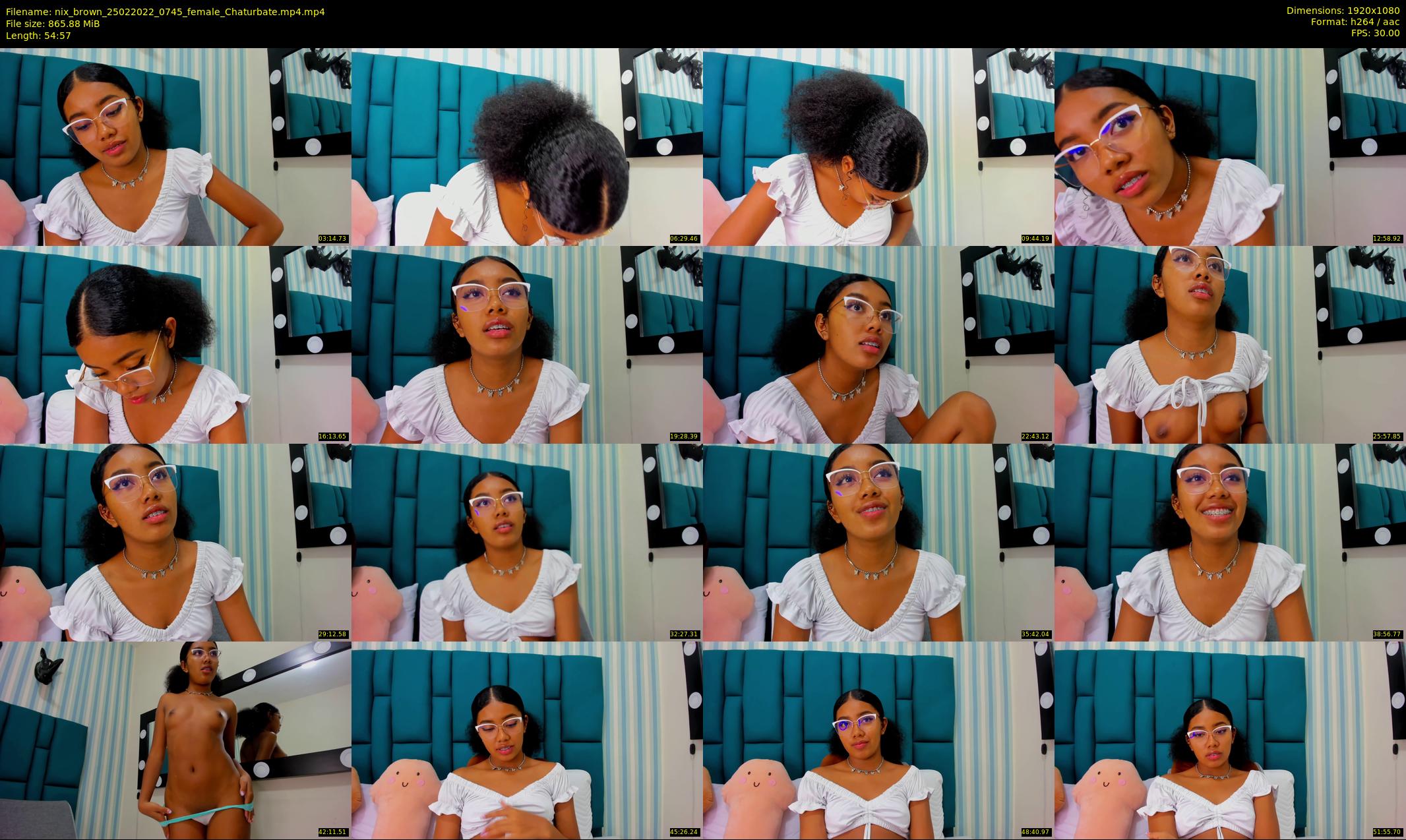 nix_brown — 55 minute Chaturbate female cam show recording, 1080p, Feb 25, 2022