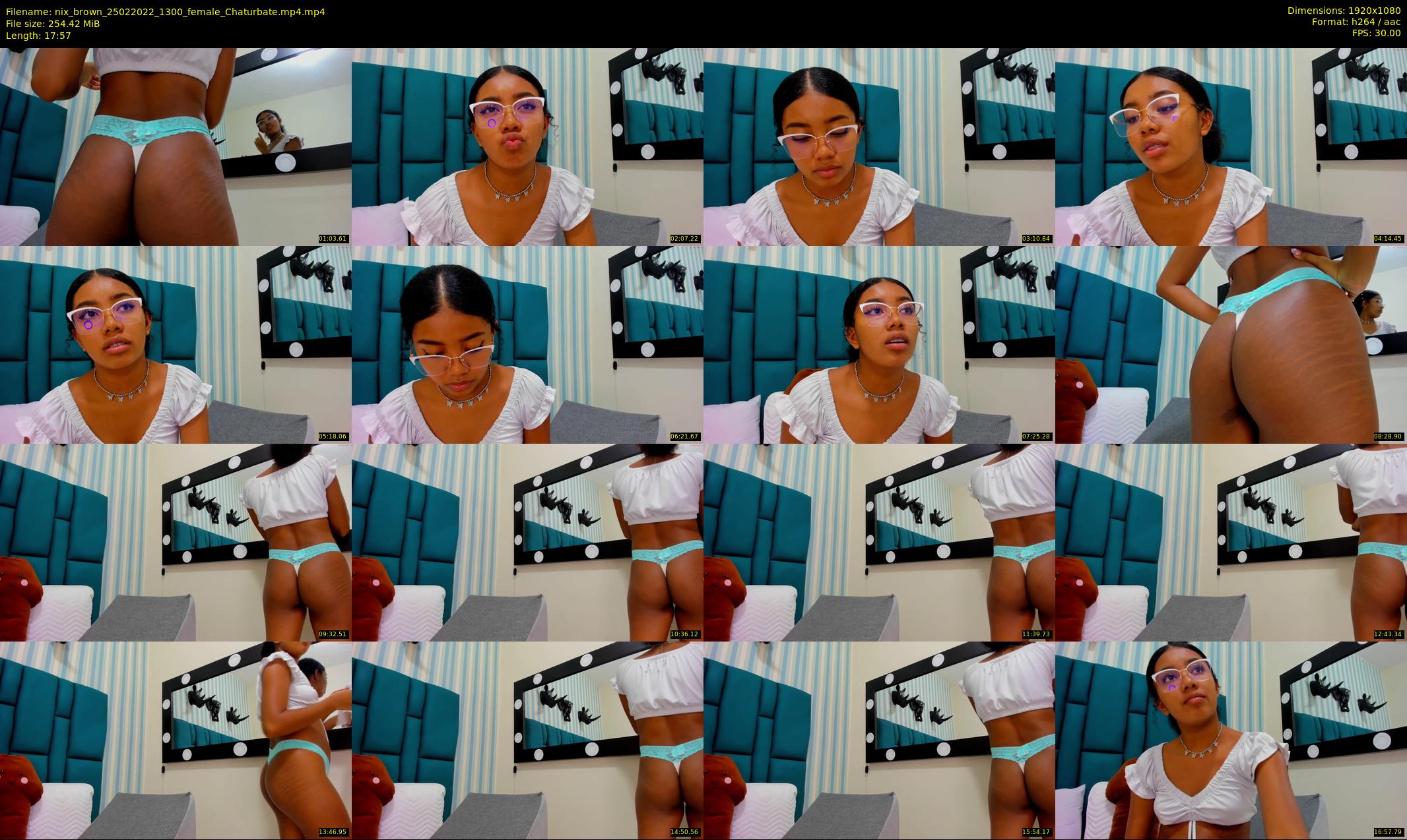nix_brown — 18 minute Chaturbate female cam show recording, 1080p, Feb 25, 2022