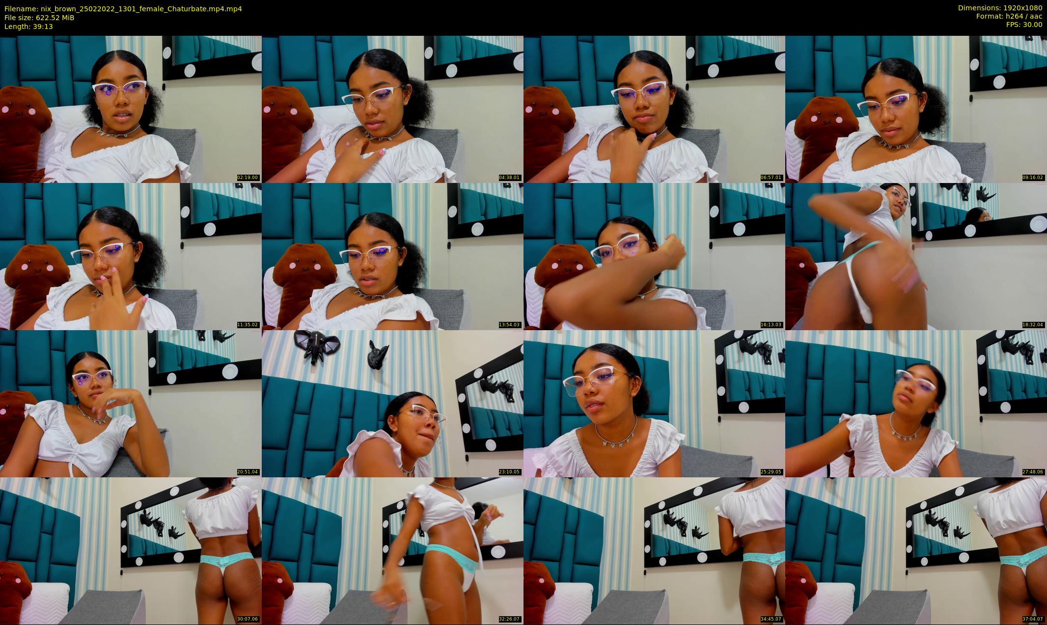 nix_brown — 40 minute Chaturbate female cam show recording, 1080p, Feb 25, 2022