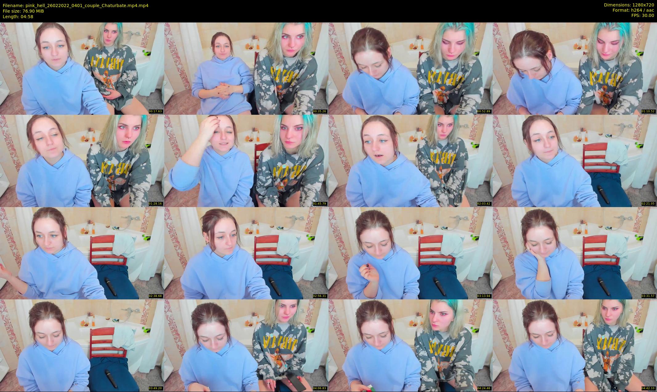pink_hell — 5 minute Chaturbate female cam show recording, 720p, Feb 26, 2022