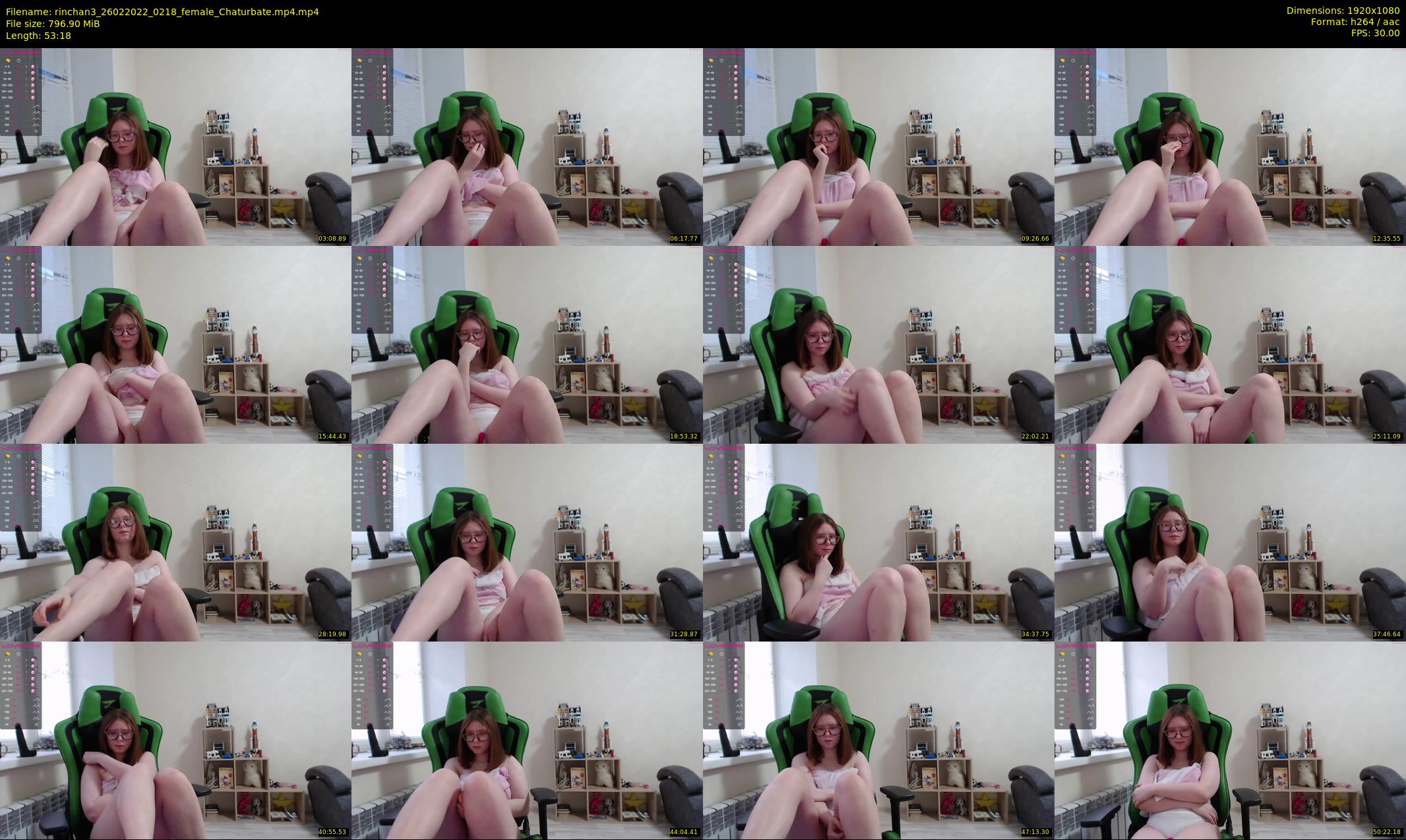 rinchan3 — 54 minute Chaturbate female cam show recording, 1080p, Feb 26, 2022