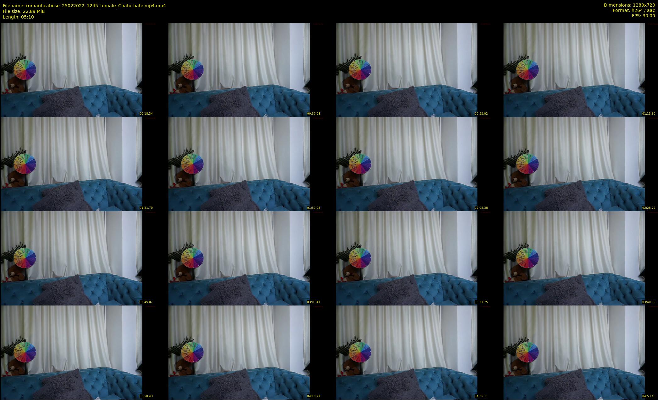 romanticabuse — 6 minute Chaturbate female cam show recording, 720p, Feb 25, 2022