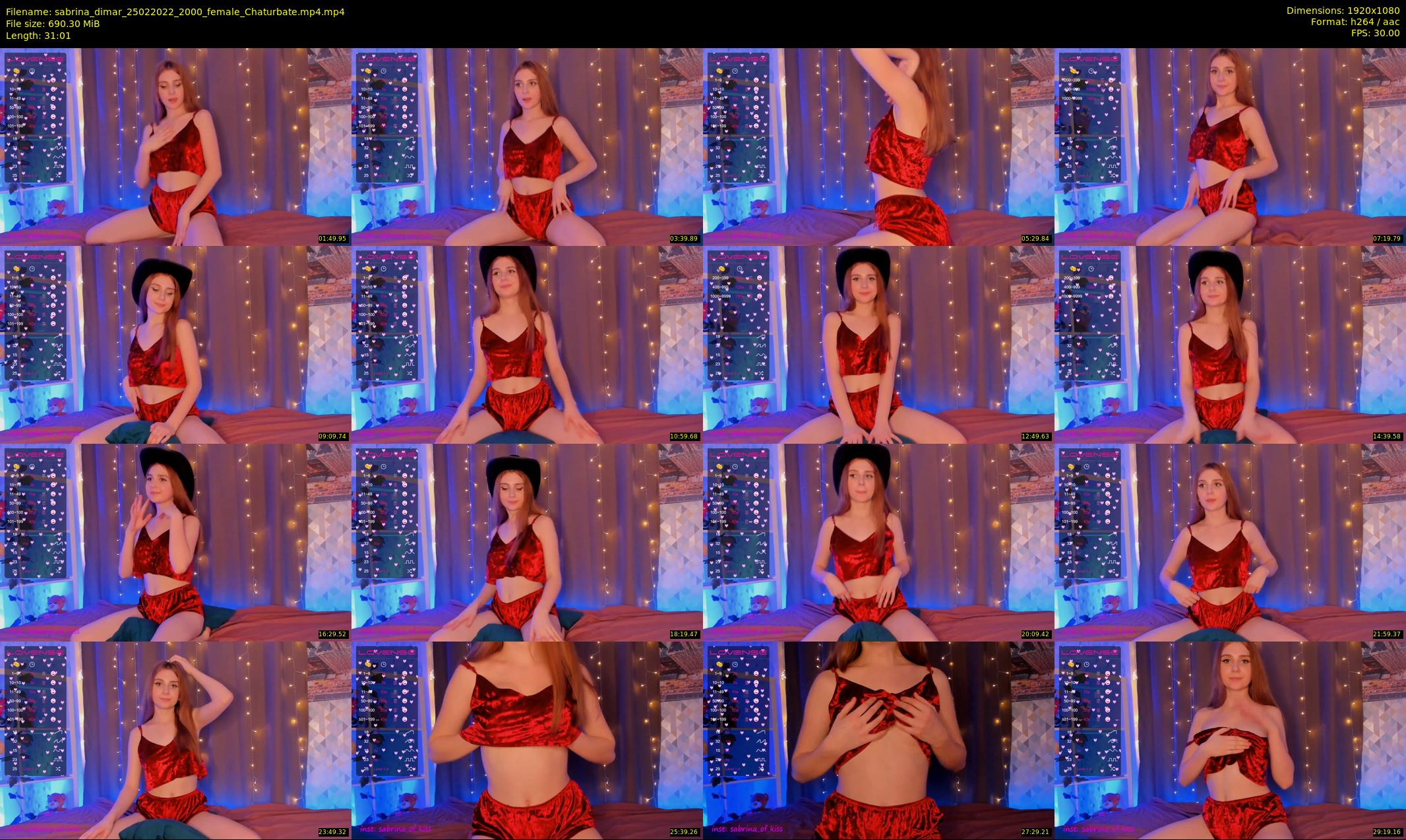 sabrina_dimar — 32 minute Chaturbate female cam show recording, 1080p, Feb 25, 2022