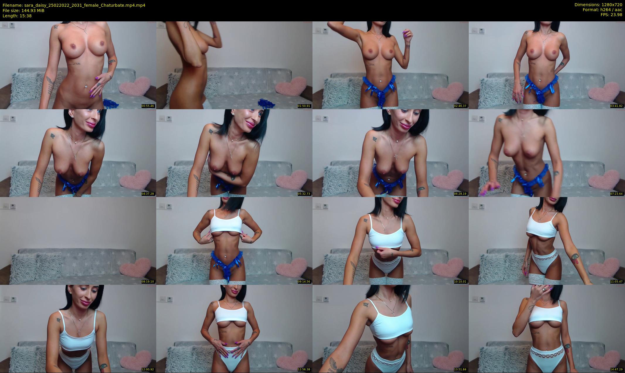 sara_daisy — 16 minute Chaturbate female cam show recording, 720p, Feb 25, 2022