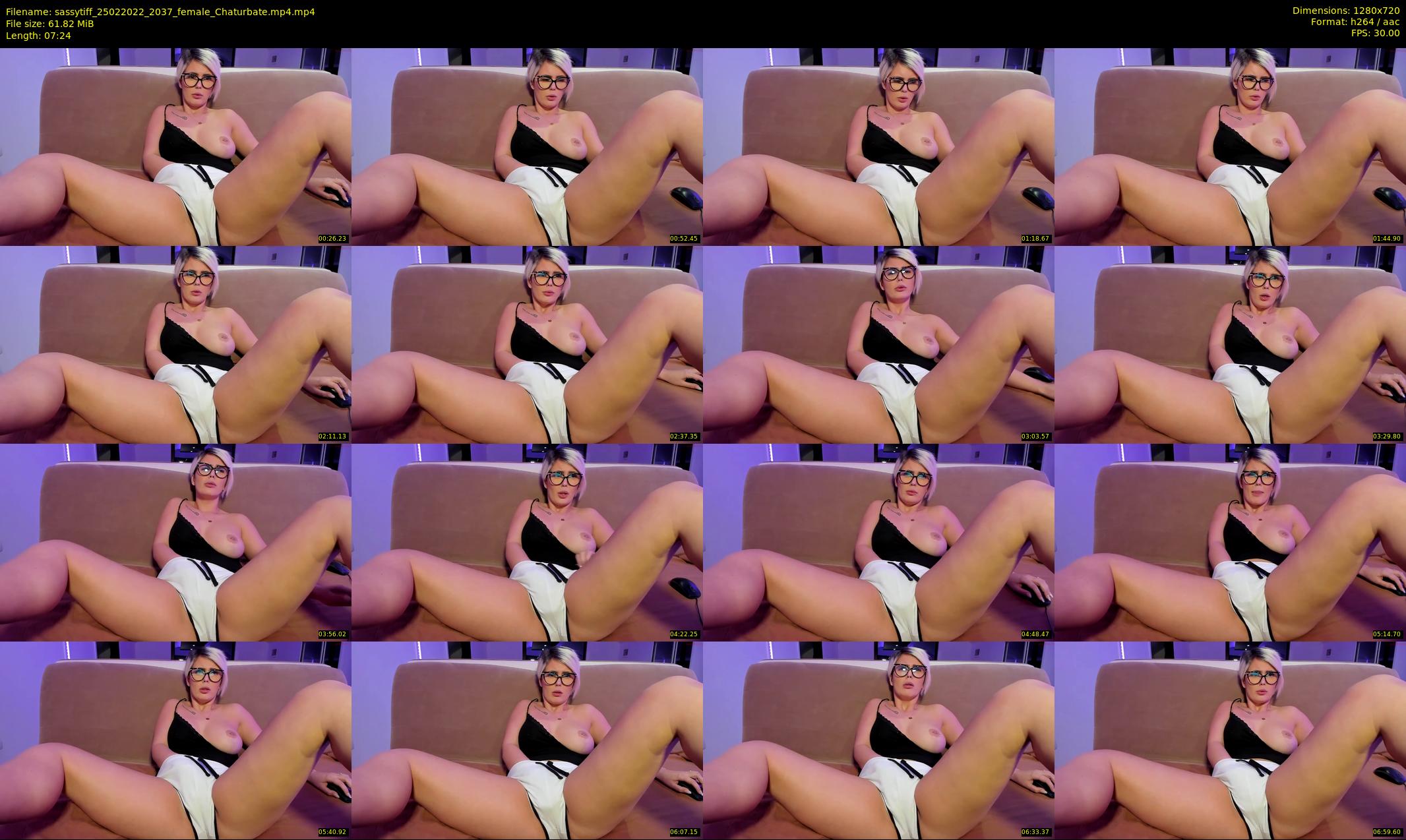 sassytiff — 8 minute Chaturbate couple cam show recording, 720p, Feb 25, 2022