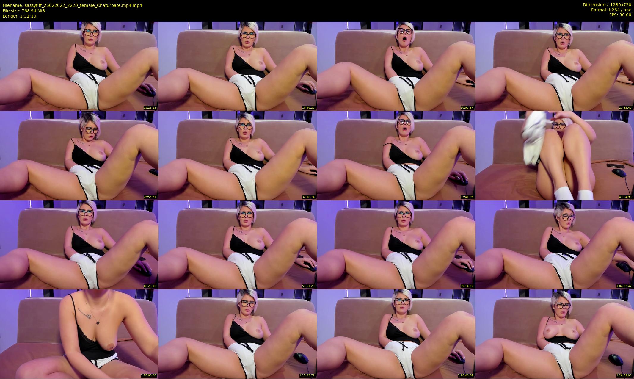 sassytiff — 92 minute Chaturbate couple cam show recording, 720p, Feb 25, 2022