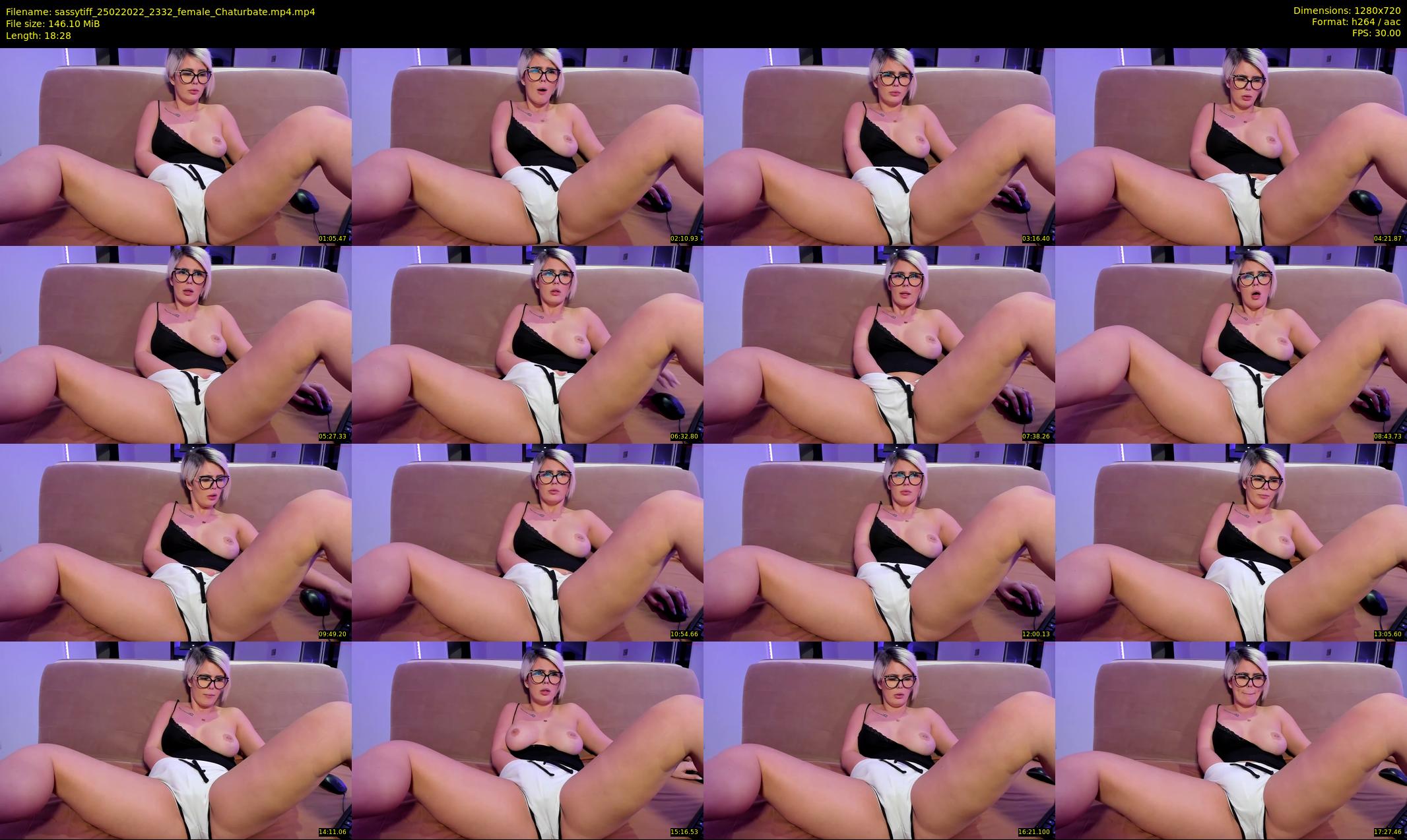 sassytiff — 19 minute Chaturbate couple cam show recording, 720p, Feb 25, 2022