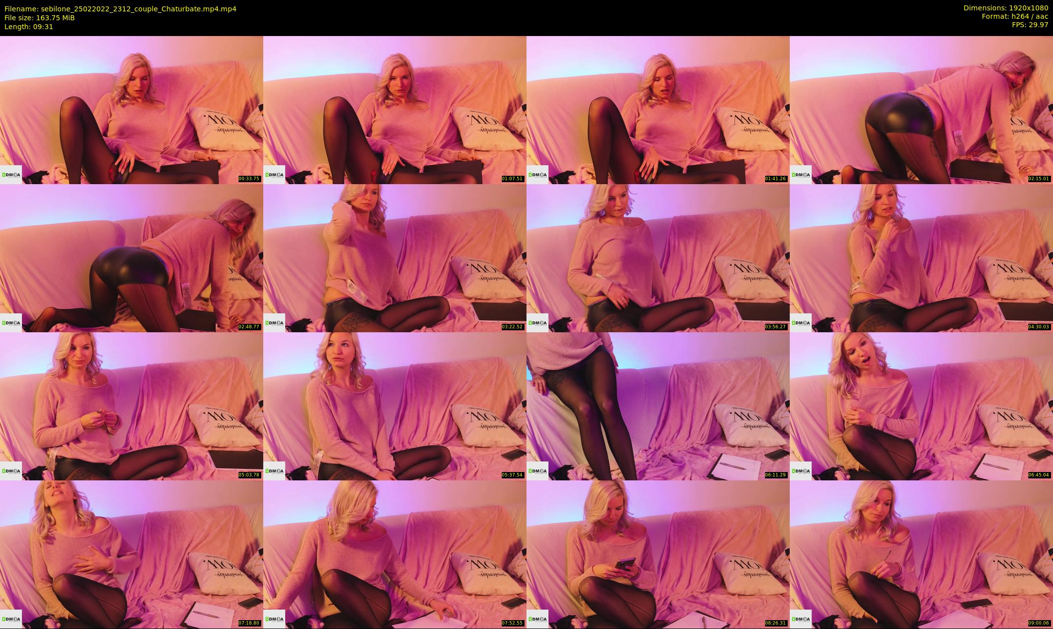 sebilone — 10 minute Chaturbate couple cam show recording, 1080p, Feb 25, 2022