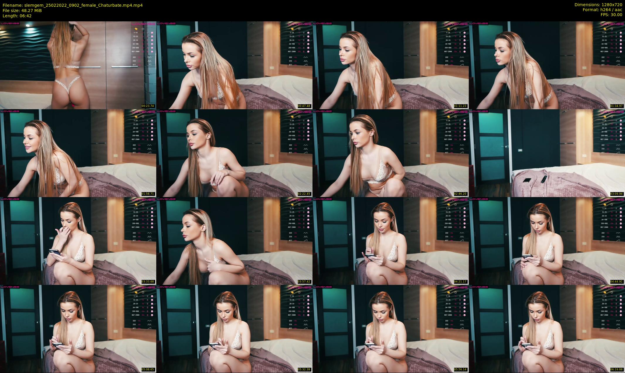 slemgem — 7 minute Chaturbate couple cam show recording, 720p, Feb 25, 2022