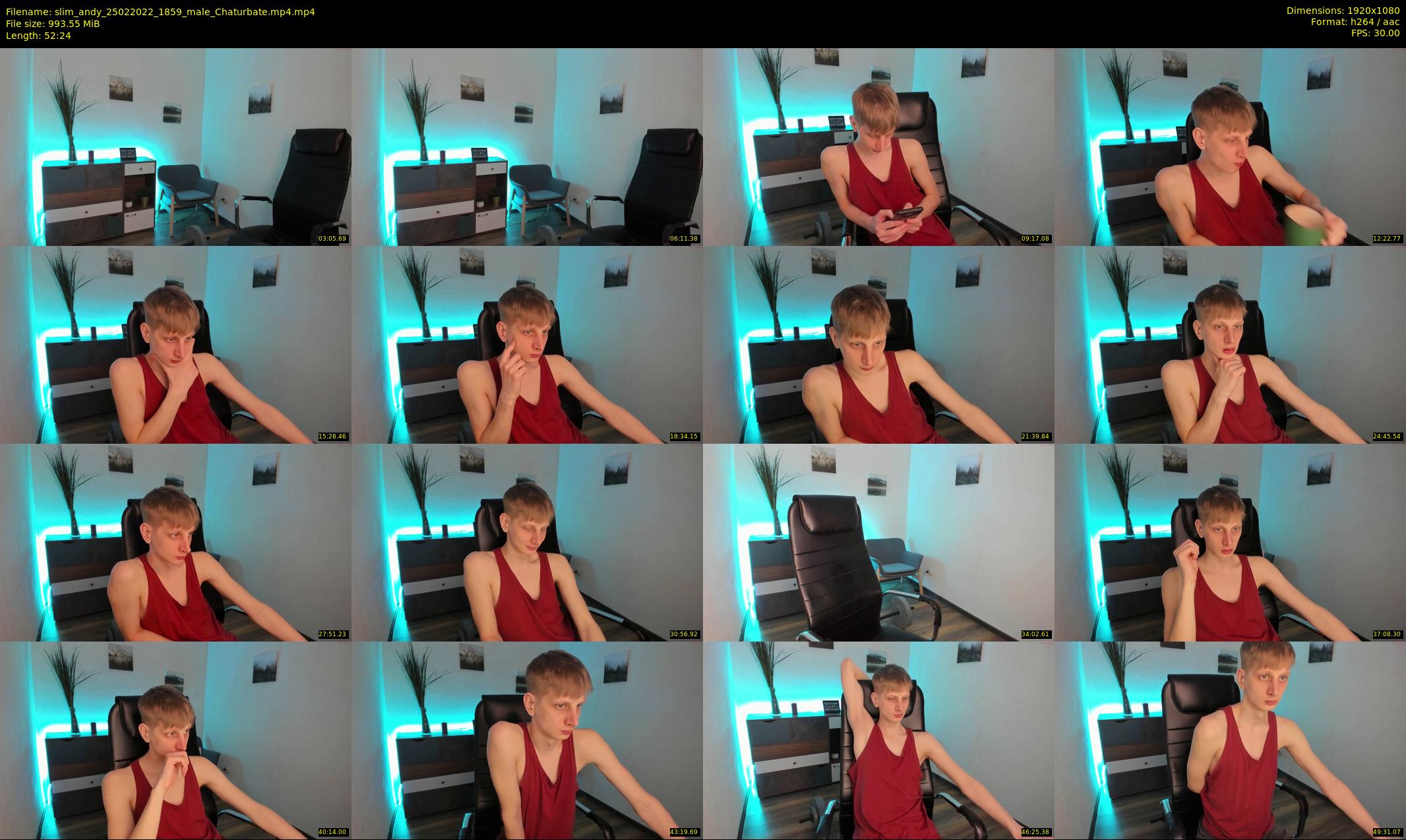 slim_andy — 53 minute Chaturbate male cam show recording, 1080p, Feb 25, 2022
