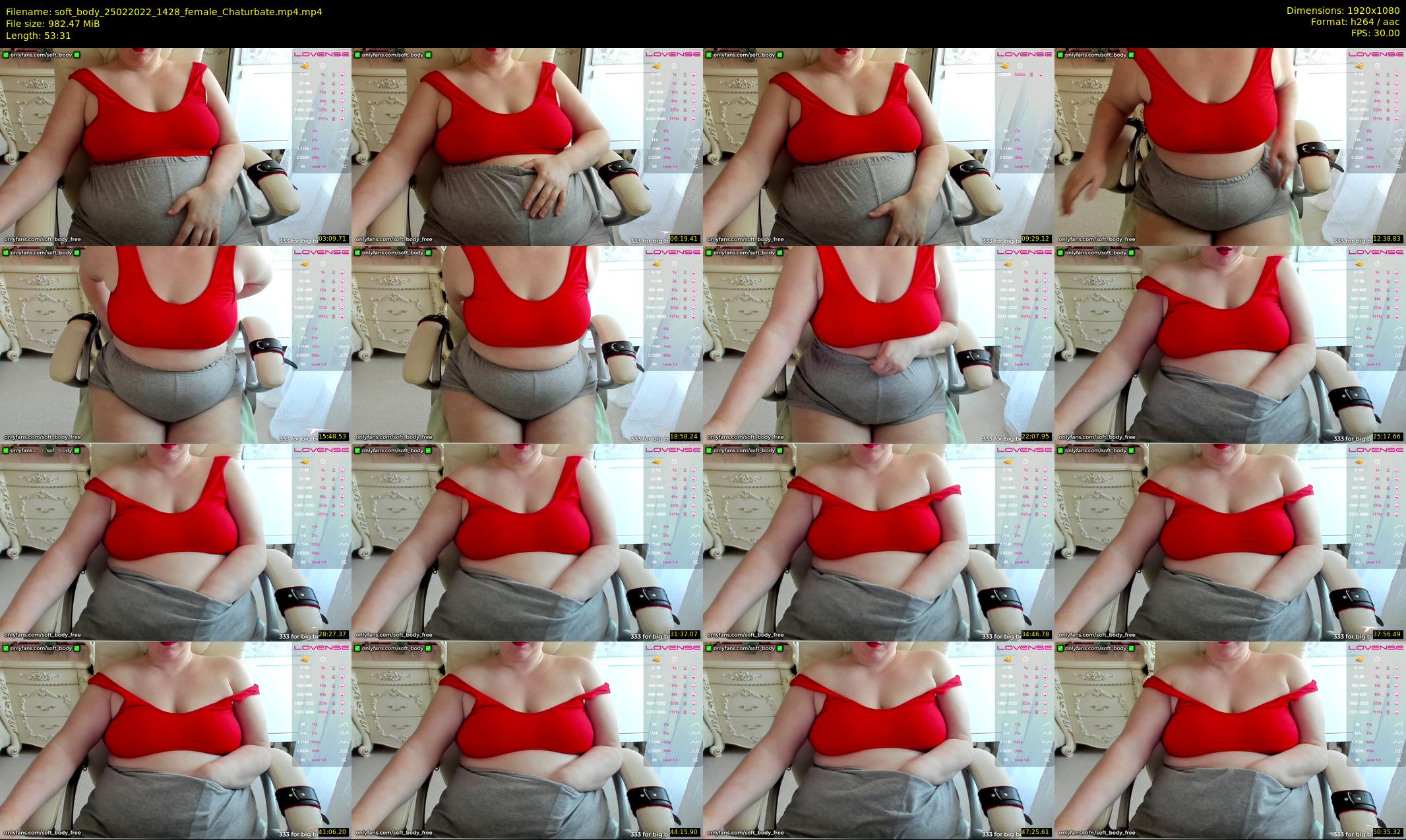 soft_body — 54 minute Chaturbate female cam show recording, 1080p, Feb 25, 2022