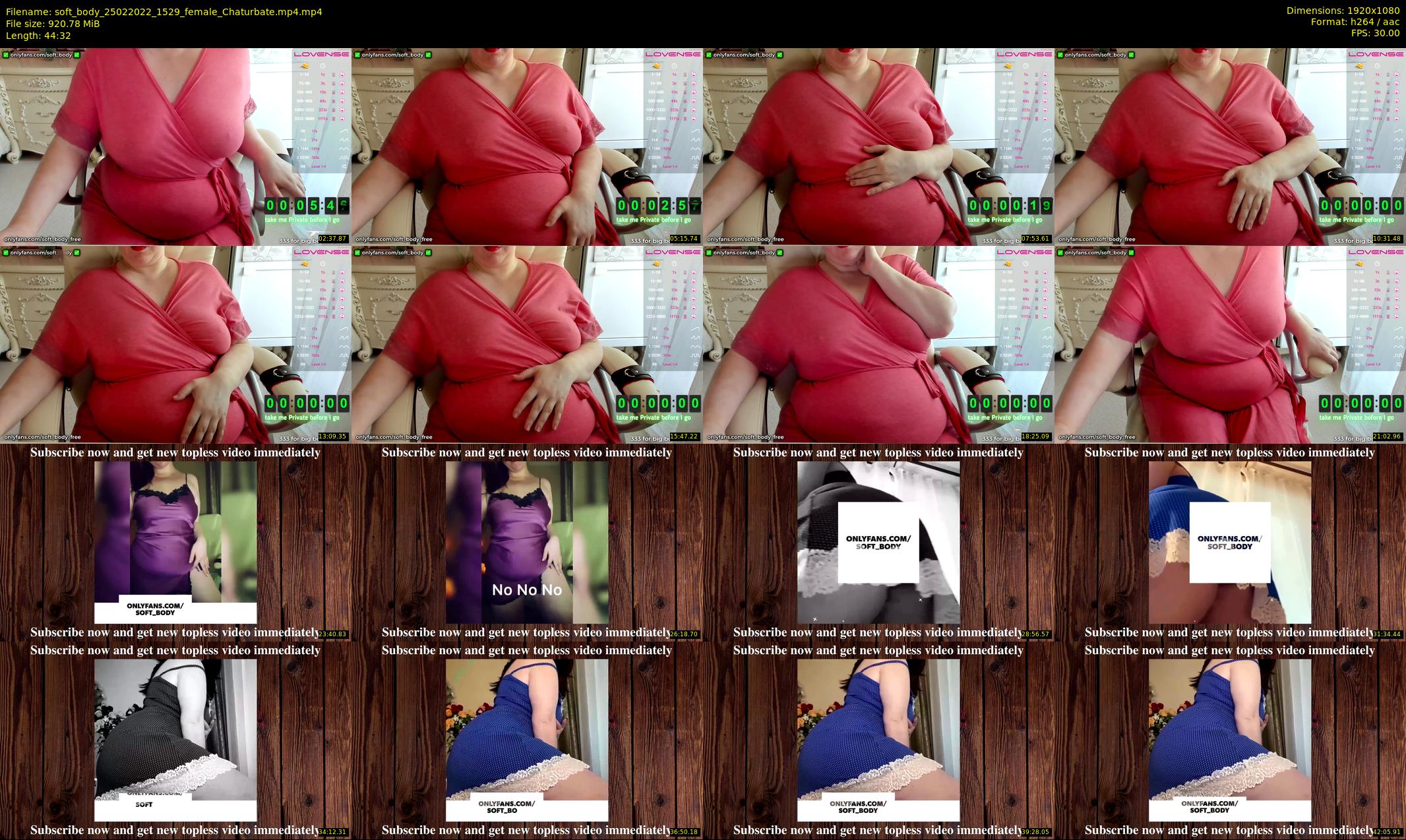 soft_body — 45 minute Chaturbate female cam show recording, 1080p, Feb 25, 2022